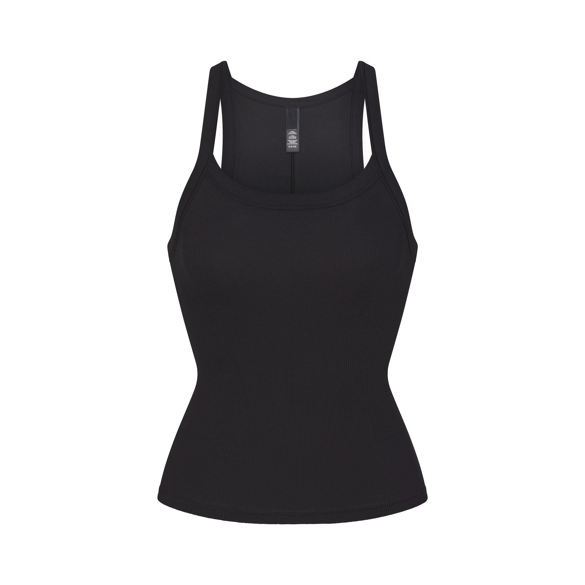 COTTON RIB SCOOP TANK | SOOT - Image 5