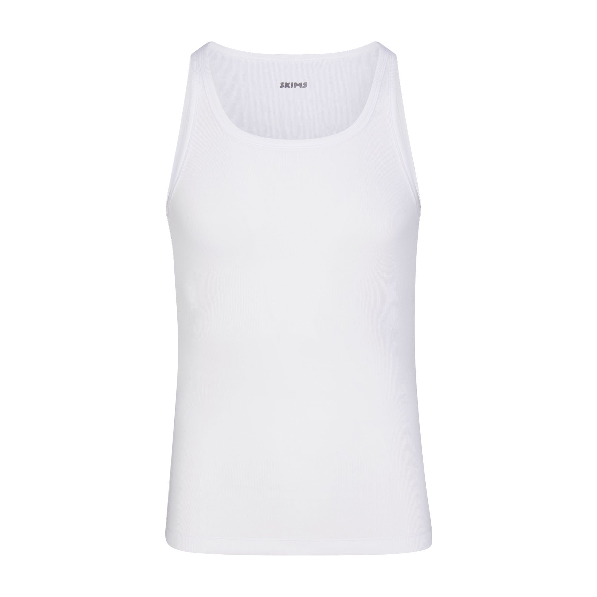 SKIMS COTTON MENS RIB TANK 3-PACK | CHALK - Image 7