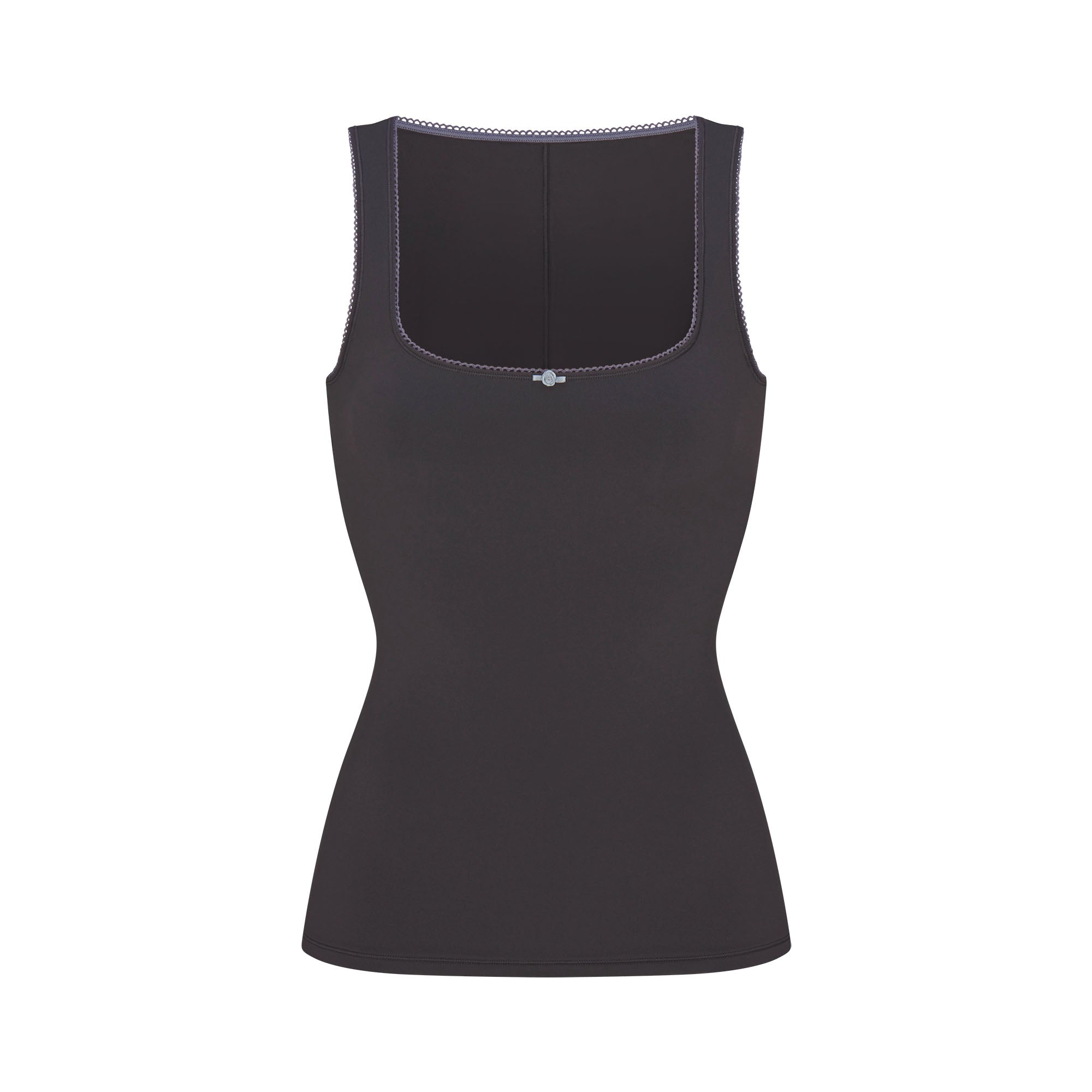 FITS EVERYBODY PICOT SCOOP NECK TANK | ASH CONTRAST - Image 5