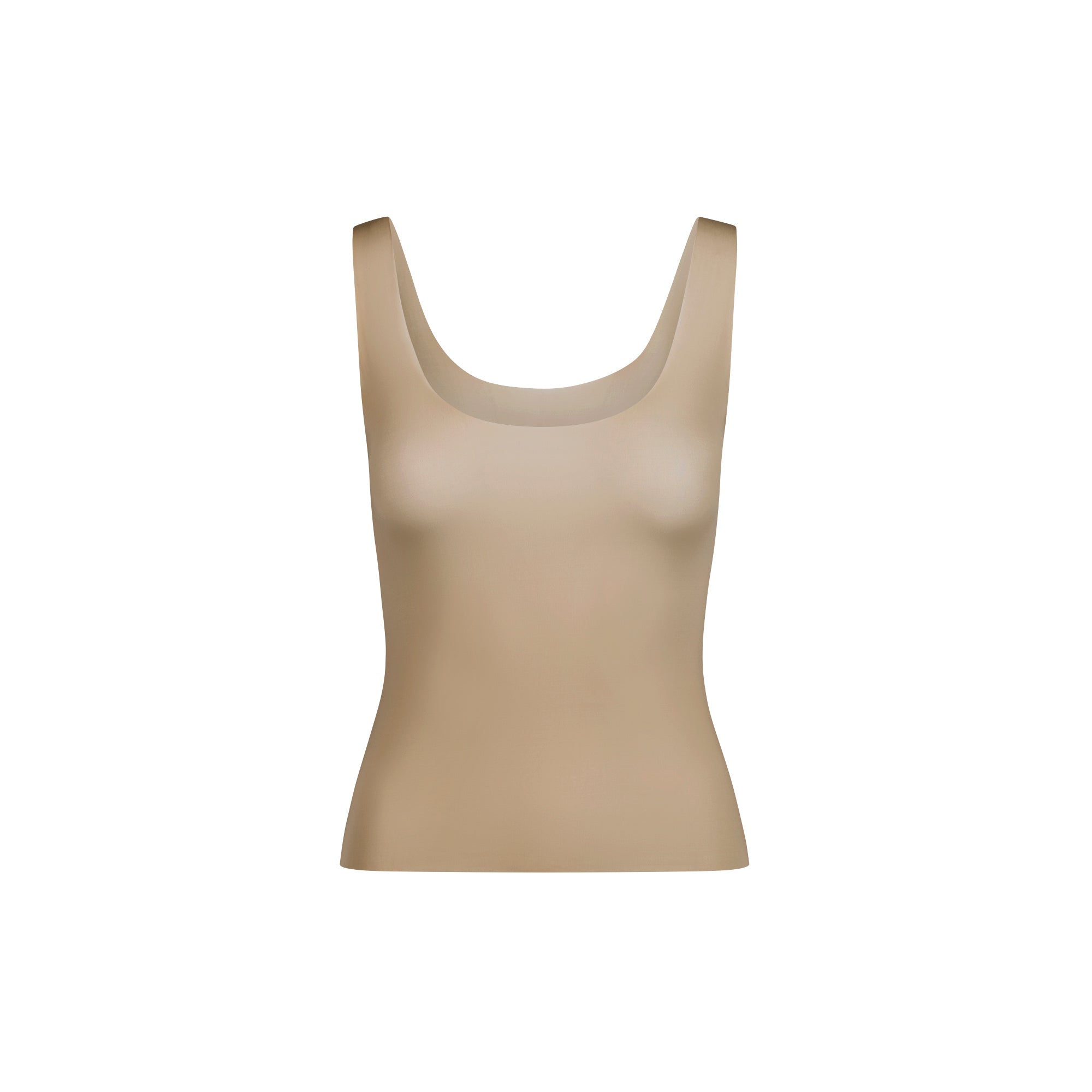 MILKY SHEER TANK | TRUFFLE - Image 6