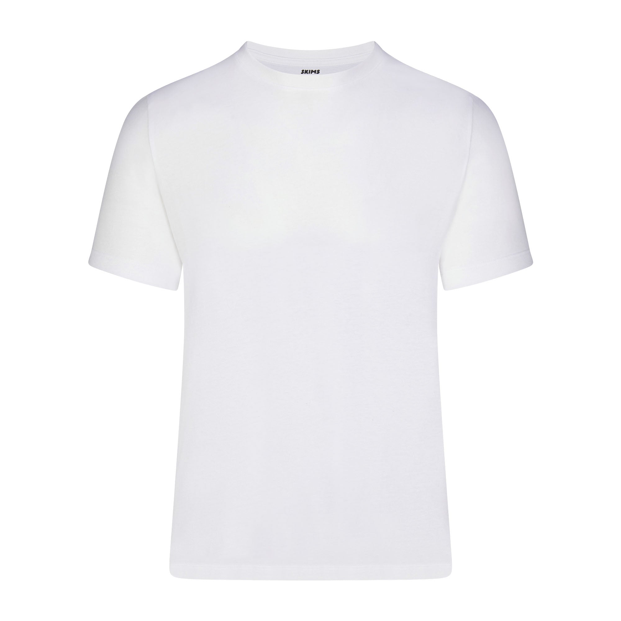 SKIMS COTTON MENS CLASSIC T-SHIRT | CHALK - Image 6