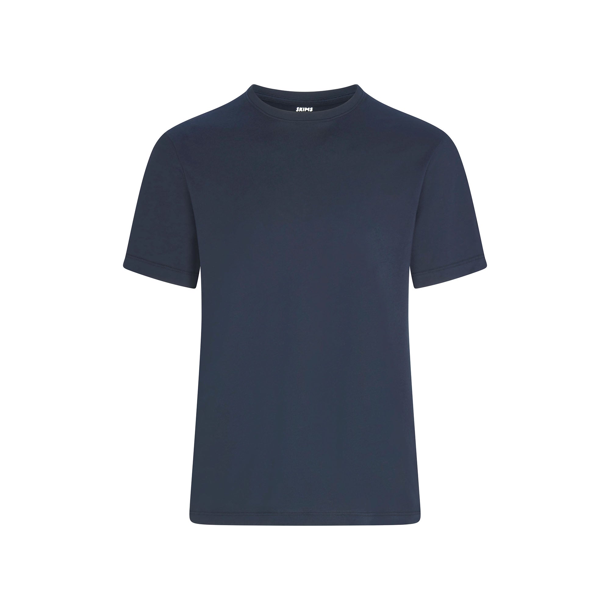 SKIMS COTTON MENS CLASSIC T-SHIRT | NAVY - Image 6