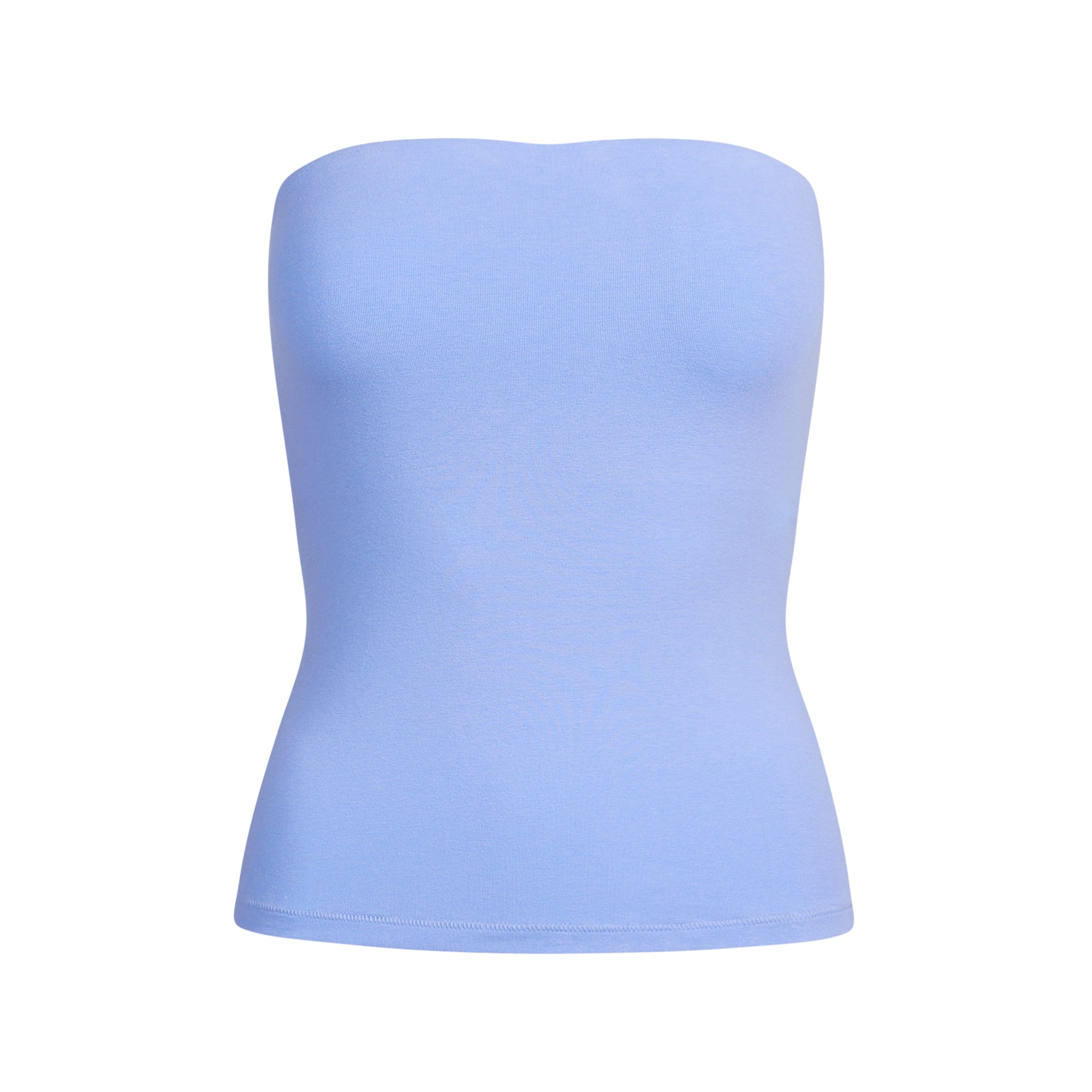 COTTON JERSEY TUBE TOP | BLUE VIOLET - Image 6