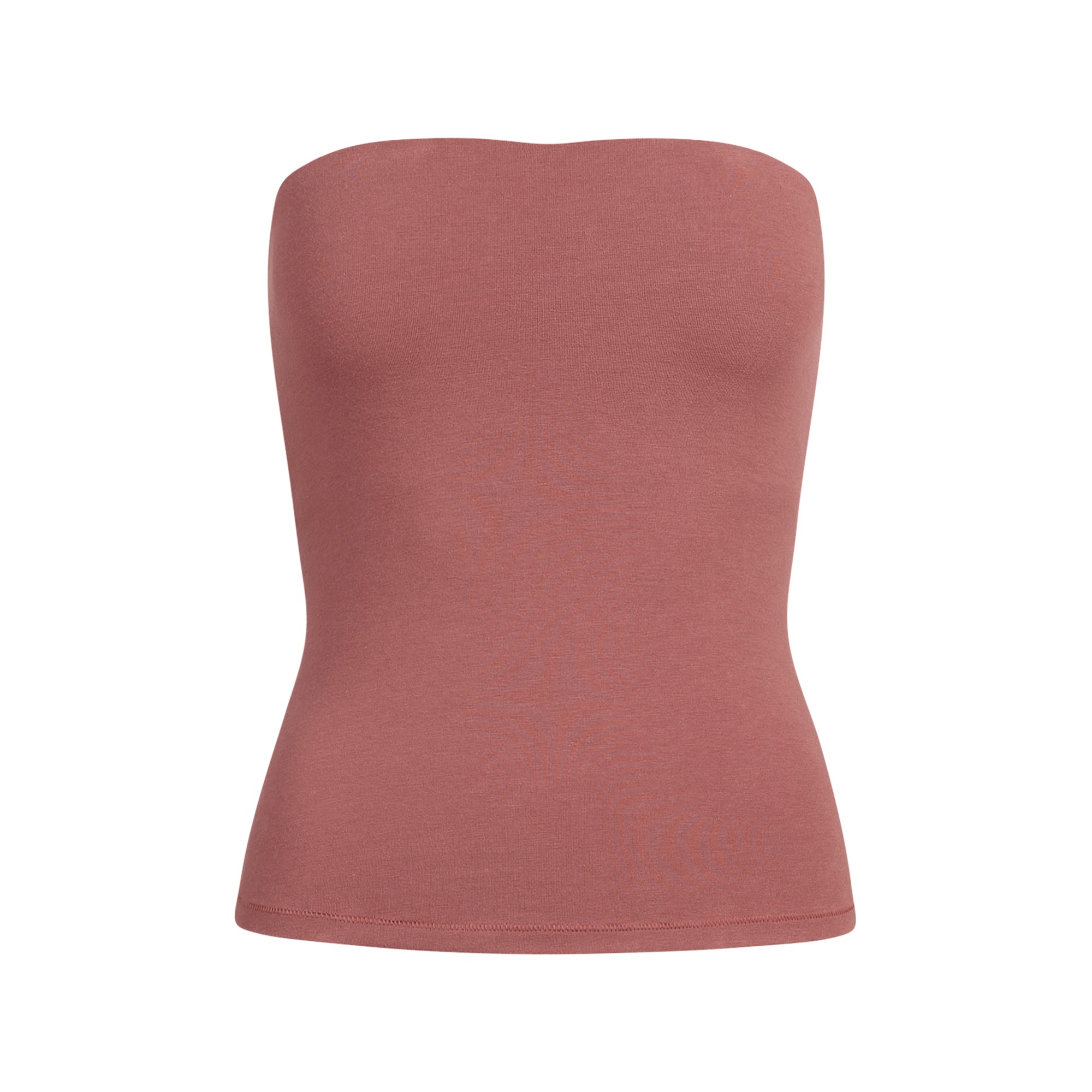 COTTON JERSEY TUBE TOP | REDWOOD - Image 6