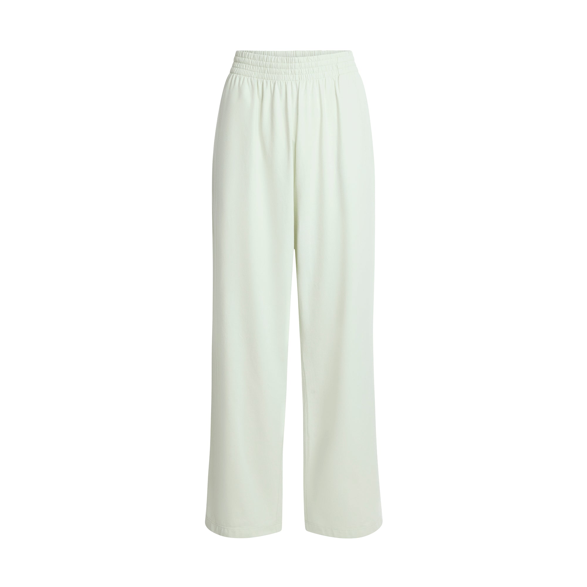 COTTON JERSEY WIDE LEG PANT | SPEARMINT - Image 5