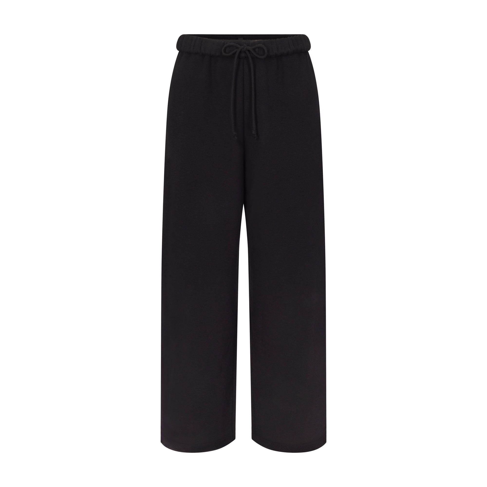 COTTON FLEECE CLASSIC STRAIGHT LEG PANT | ONYX - Image 5