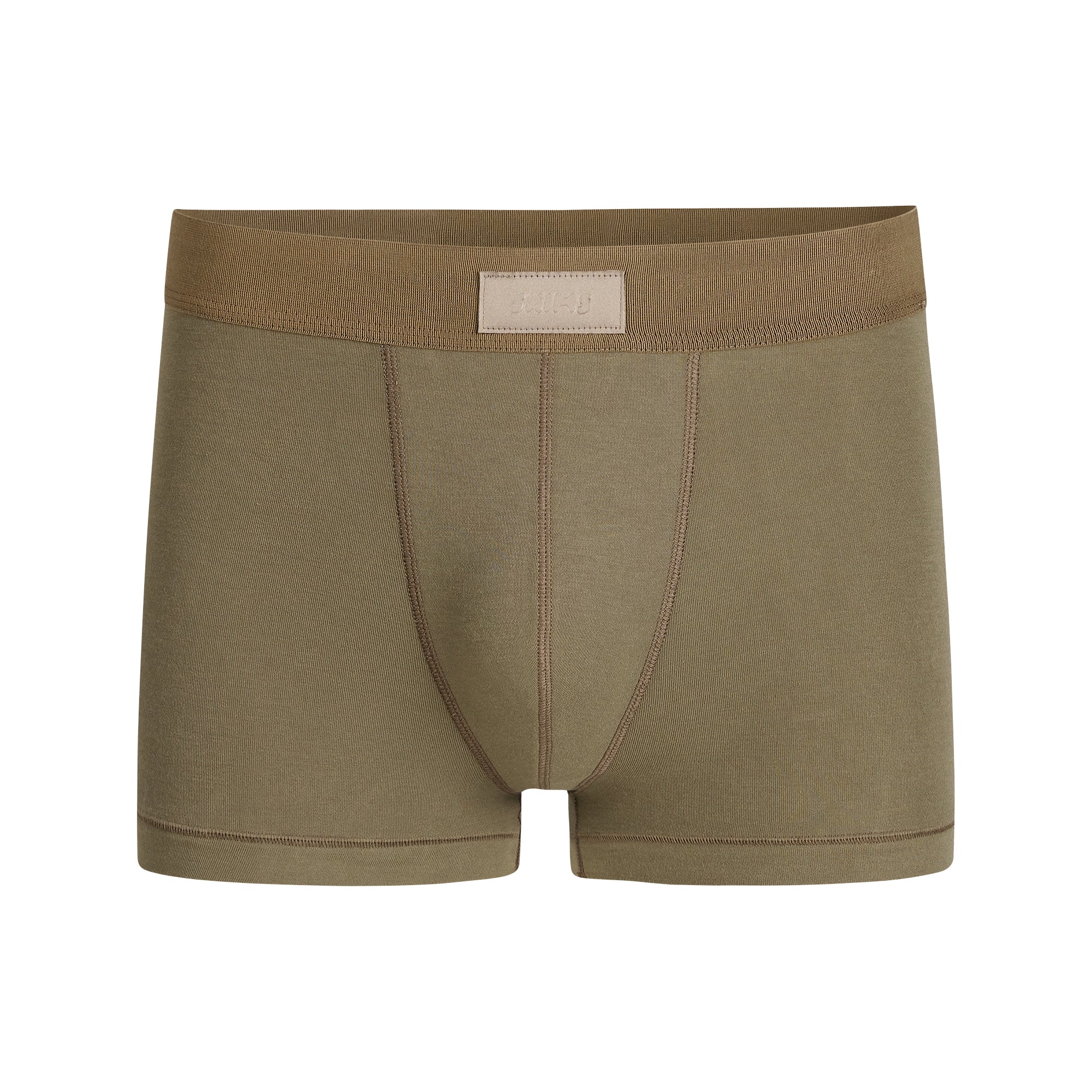 SKIMS COTTON MENS TRUNK | ARMY - Image 6