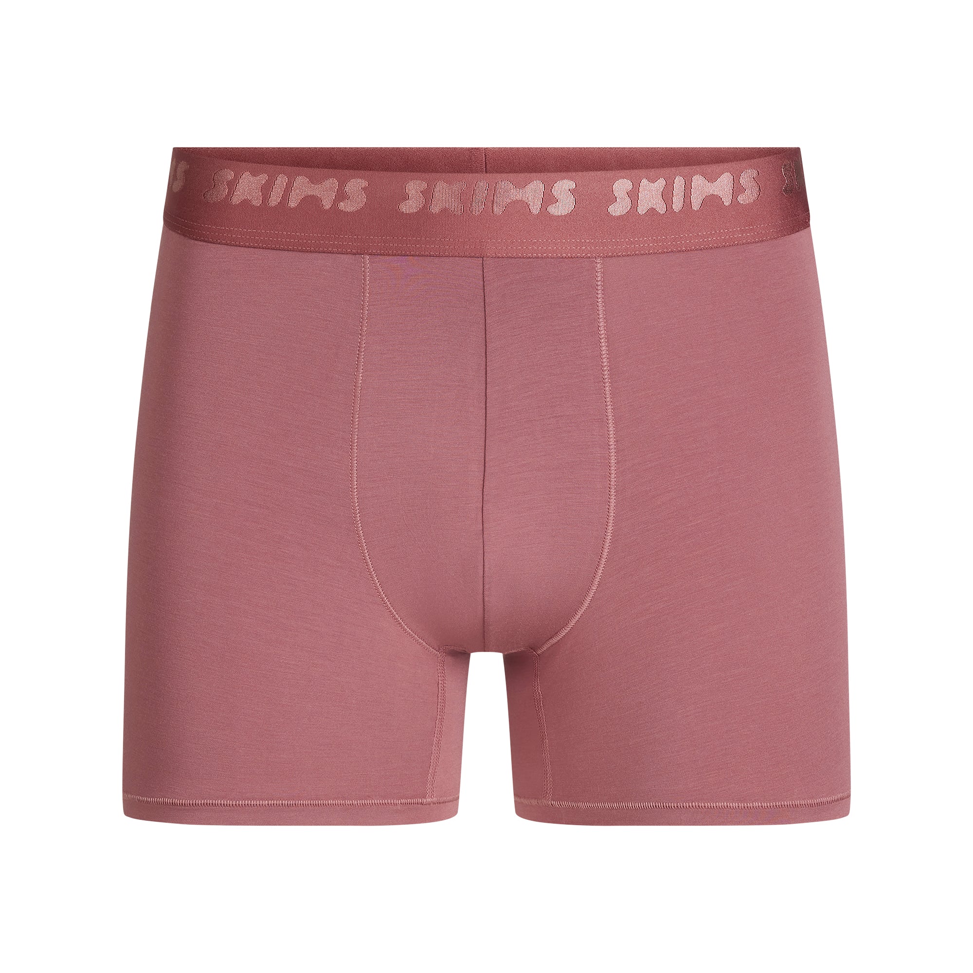 SKIMS STRETCH MENS 3" BOXER BRIEF | CORDOVAN - Image 5