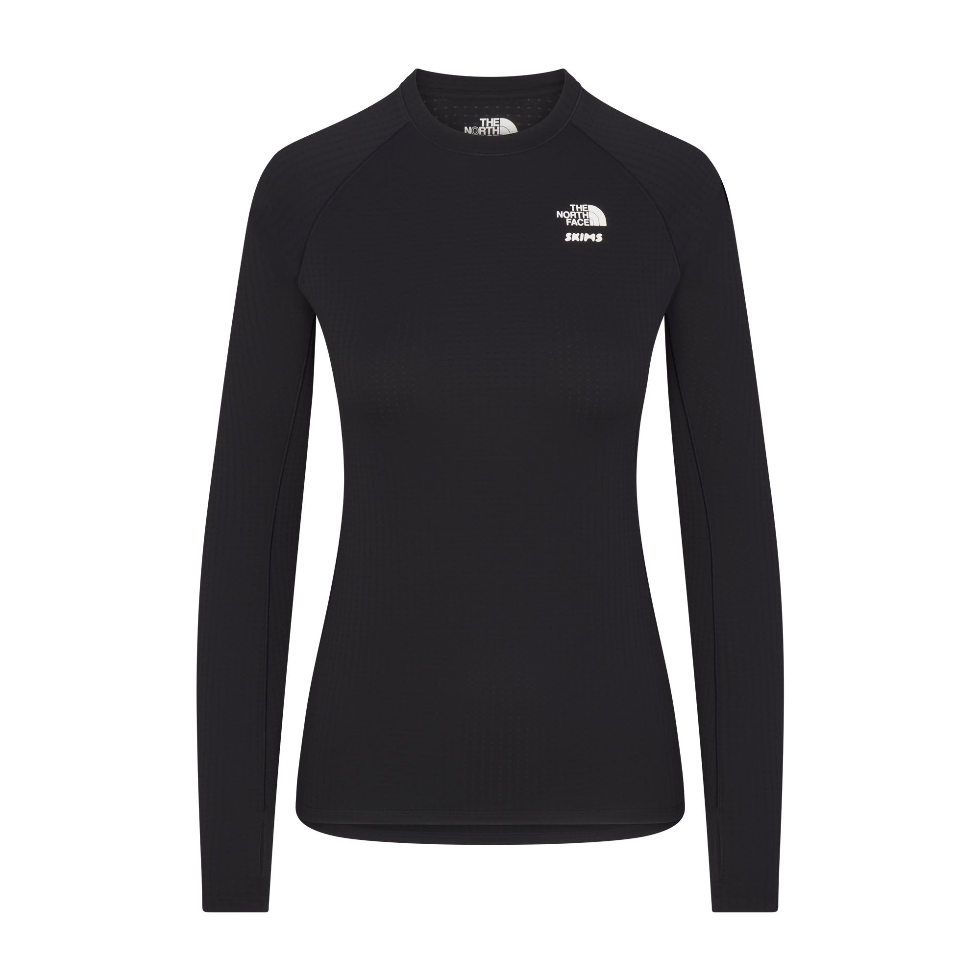 THE NORTH FACE X SKIMS DOTKNIT LONG SLEEVE TOP | ONYX - Image 6