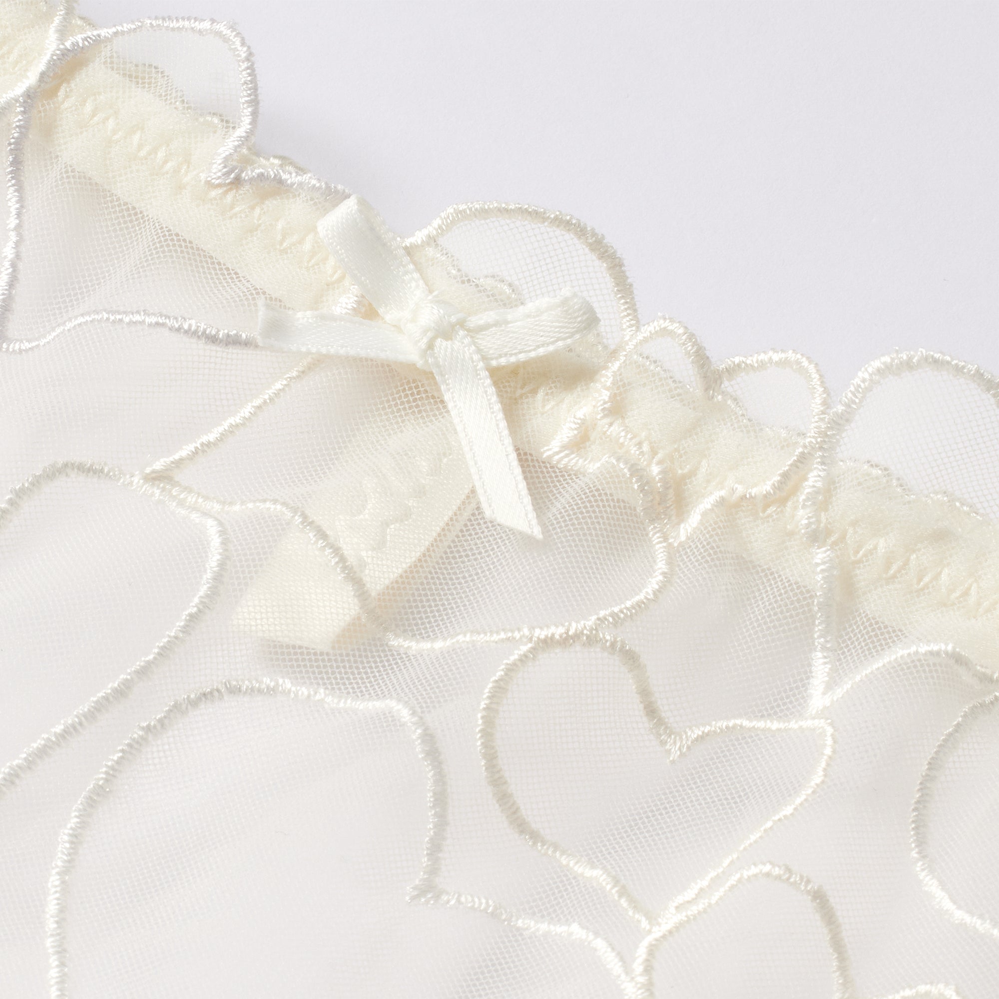 EMBROIDERED TULLE BIKINI | MARBLE - Image 5