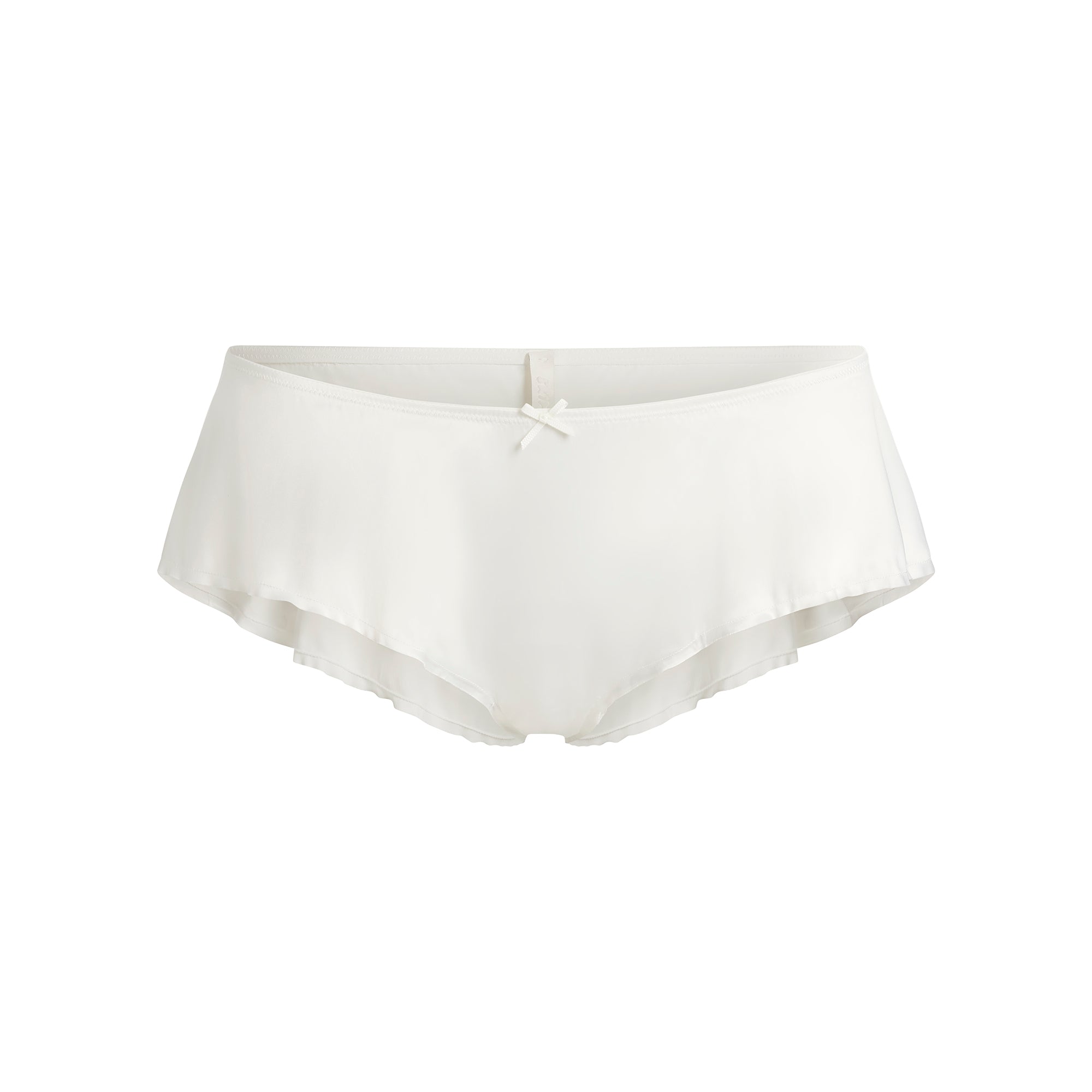 WOVEN SHINE TAP SHORT | IVORY - Image 5