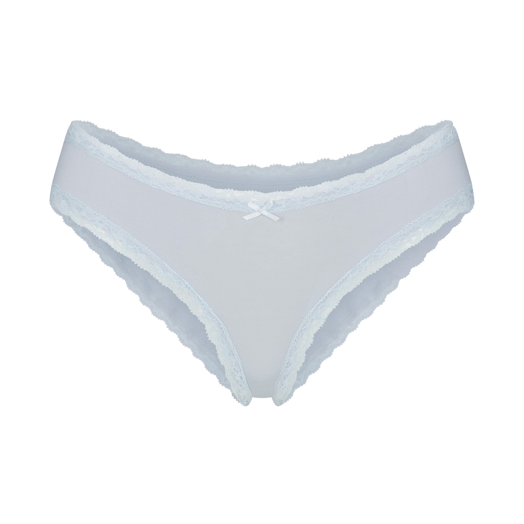 LIGHTWEIGHT COTTON LACE BRIEF | ZEN BLUE - Image 5