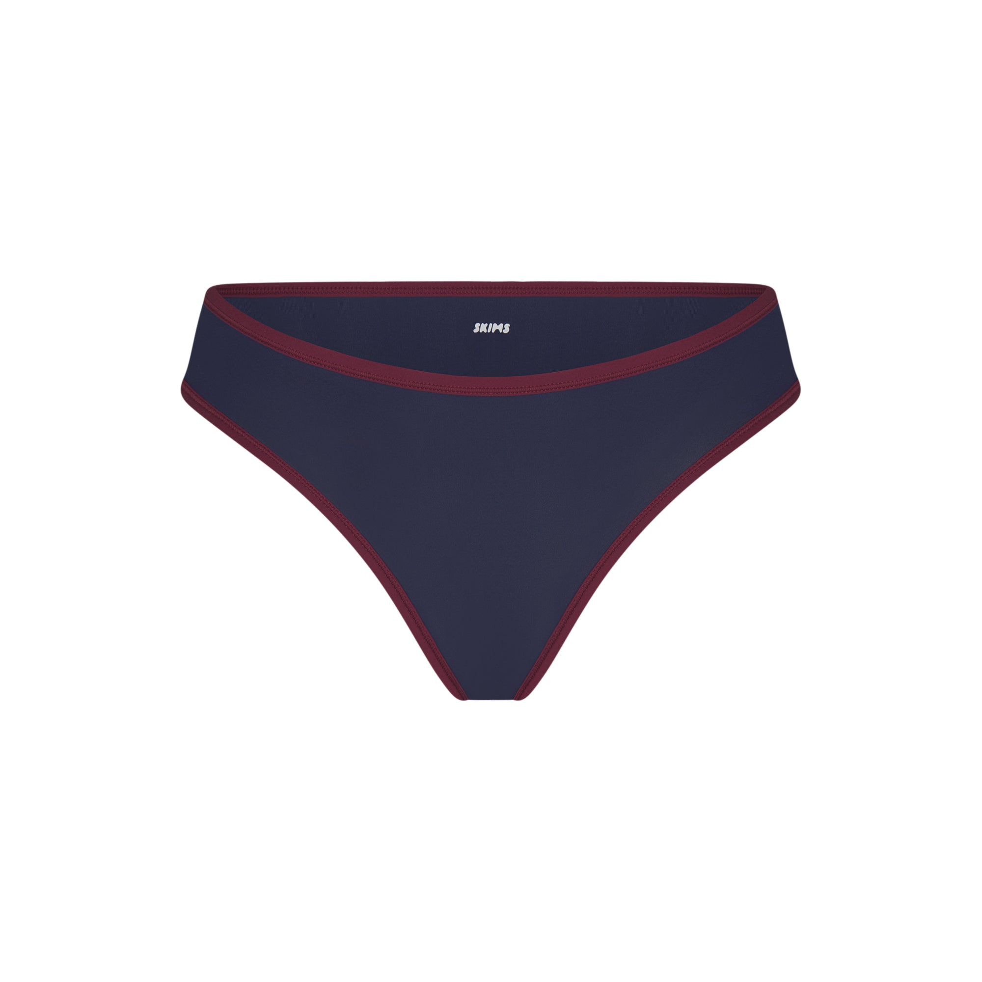 FITS EVERYBODY CONTRAST TRIM CHEEKY BRIEF | NAVY - Image 5