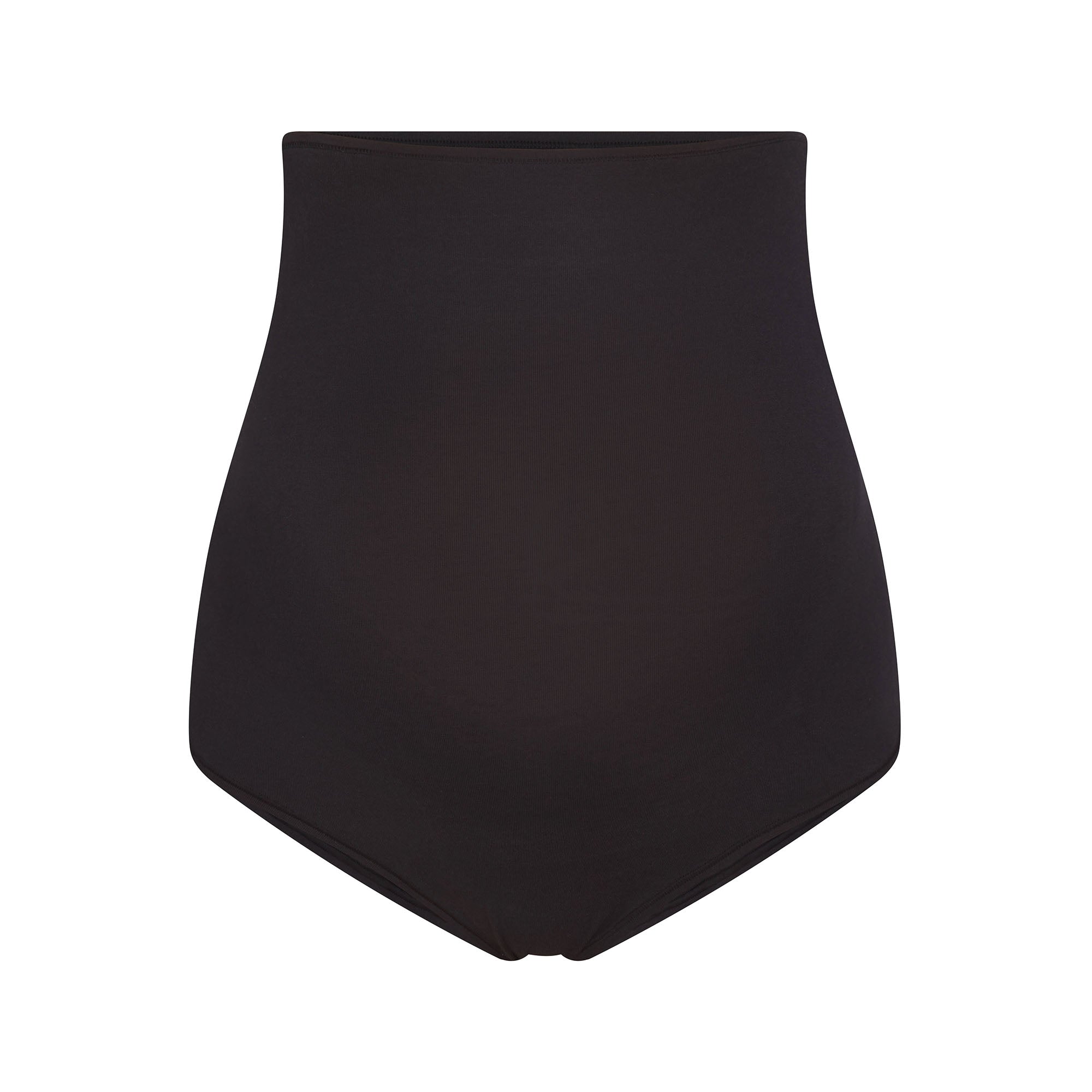 COTTON JERSEY MATERNITY HIGH-WAISTED BRIEF | SOOT - Image 6