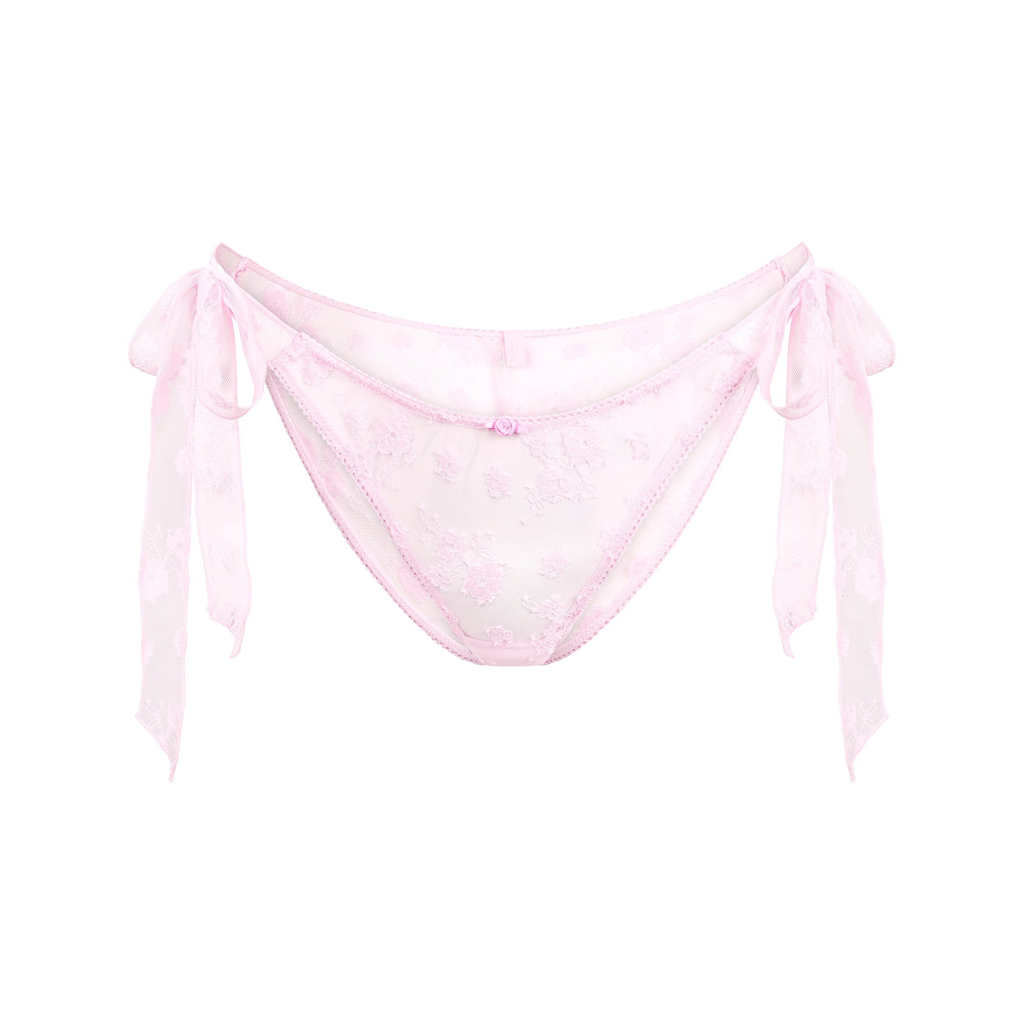 SPRING INTIMATES TIE SIDE BRIEF | CHERRY BLOSSOM TWO TONE - Image 6