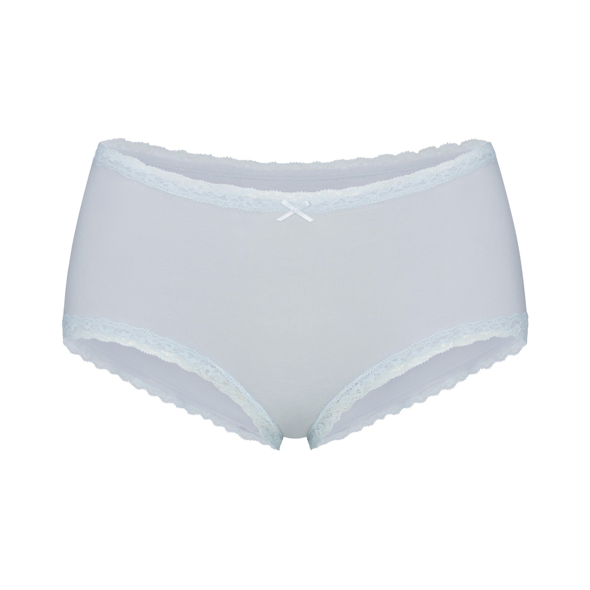 LIGHTWEIGHT COTTON LACE BOY SHORT | ZEN BLUE - Image 6