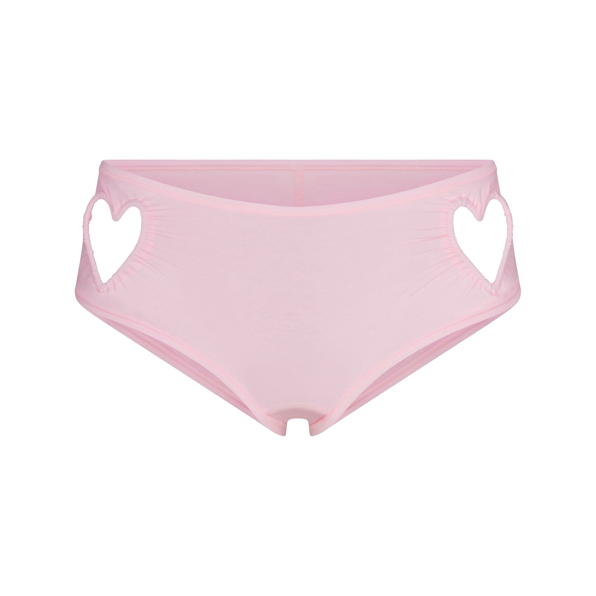 COTTON JERSEY HEART HIPSTER | CHERRY BLOSSOM - Image 5