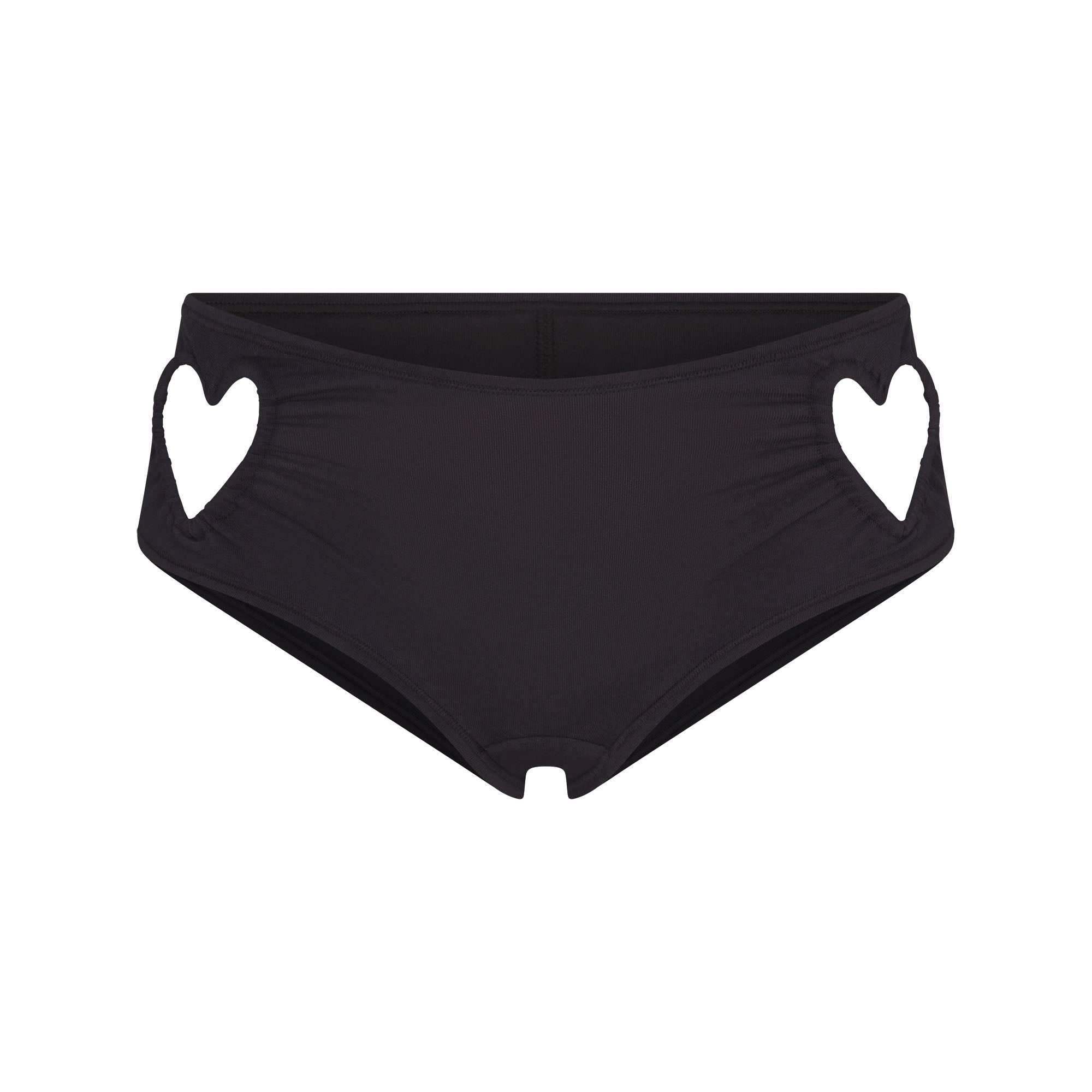 COTTON JERSEY HEART HIPSTER | SOOT - Image 5