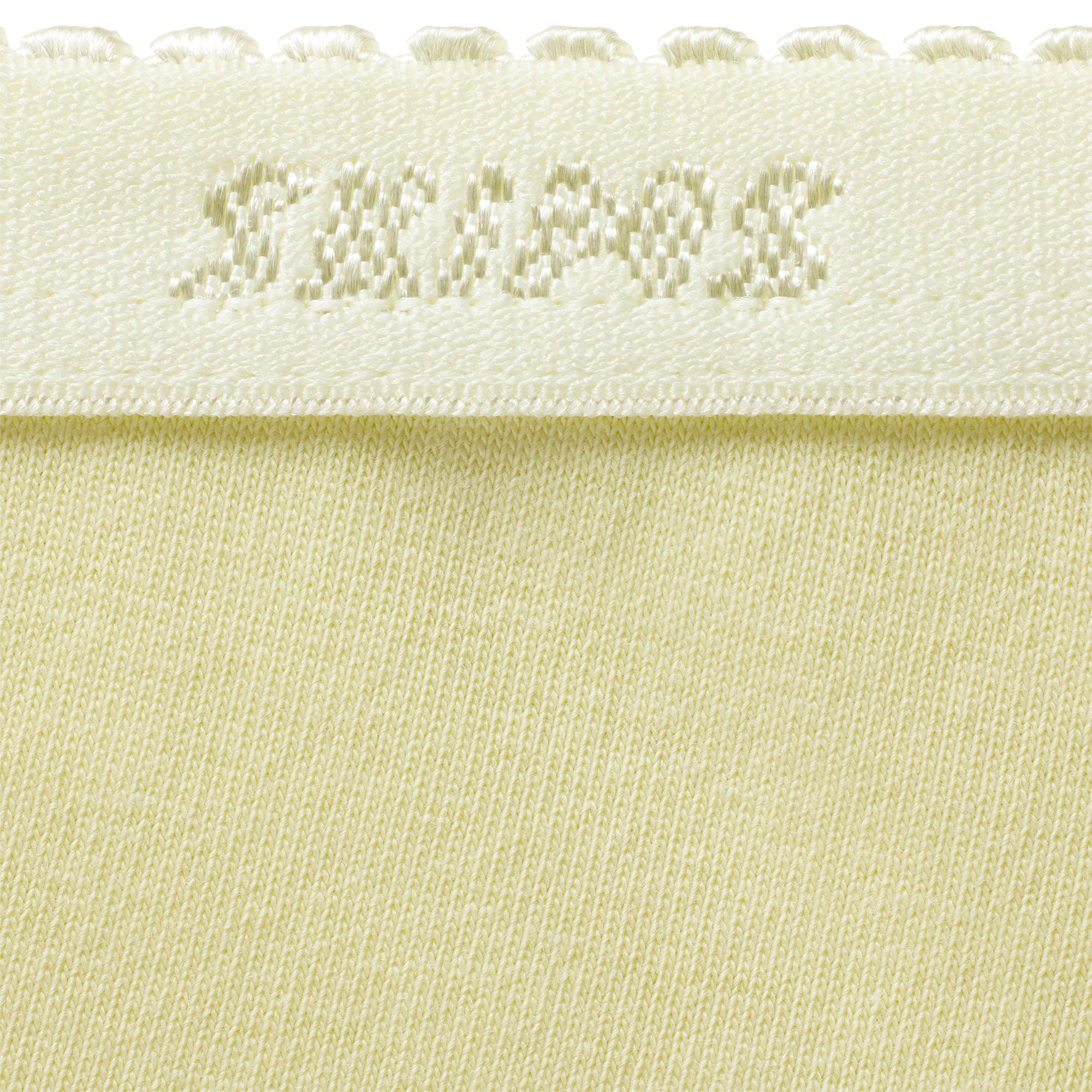 LIGHTWEIGHT COTTON LOGO PICOT HIPSTER | CITRON - Image 4