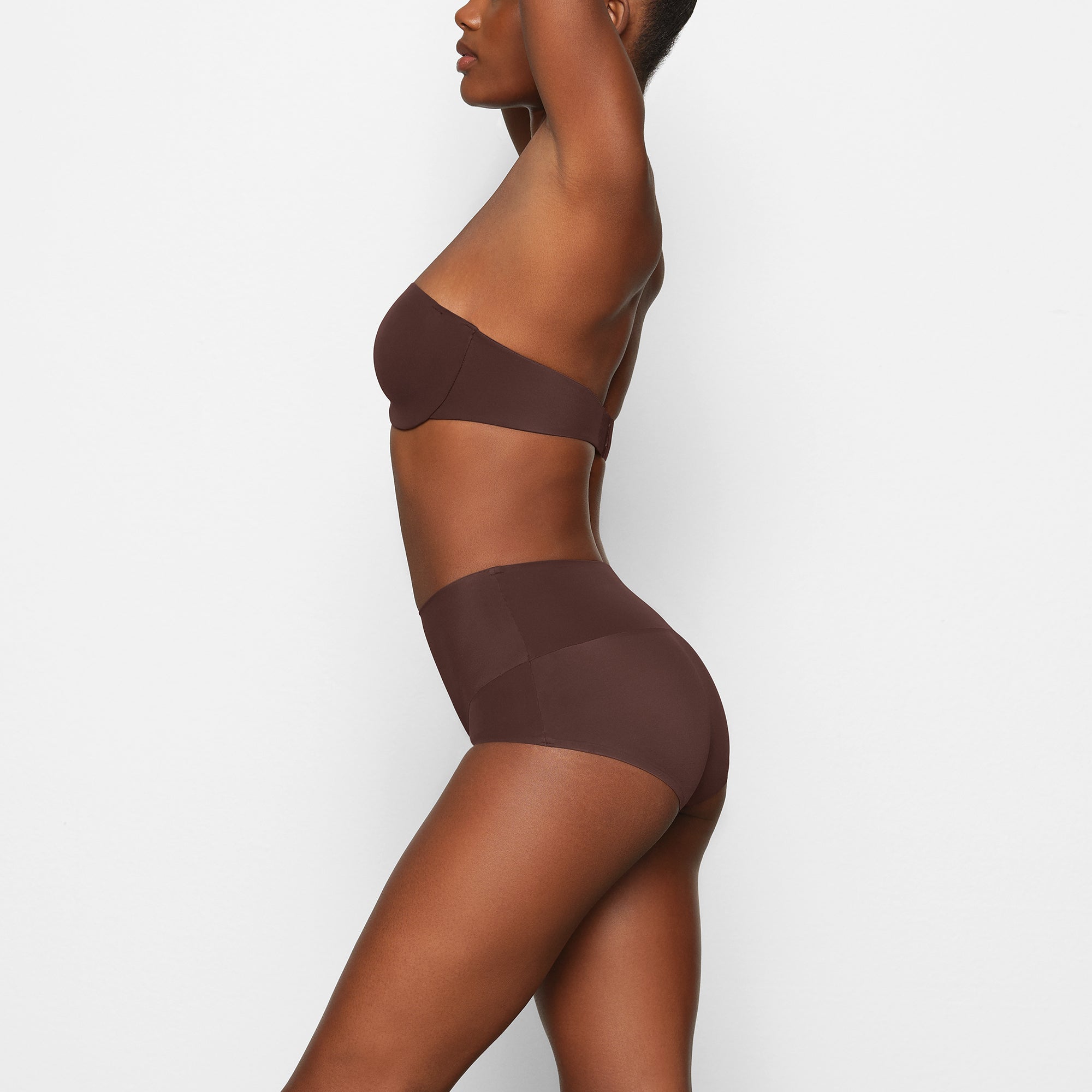 SMOOTHING INTIMATES HIGH-WAISTED BRIEF | COCOA - Image 2