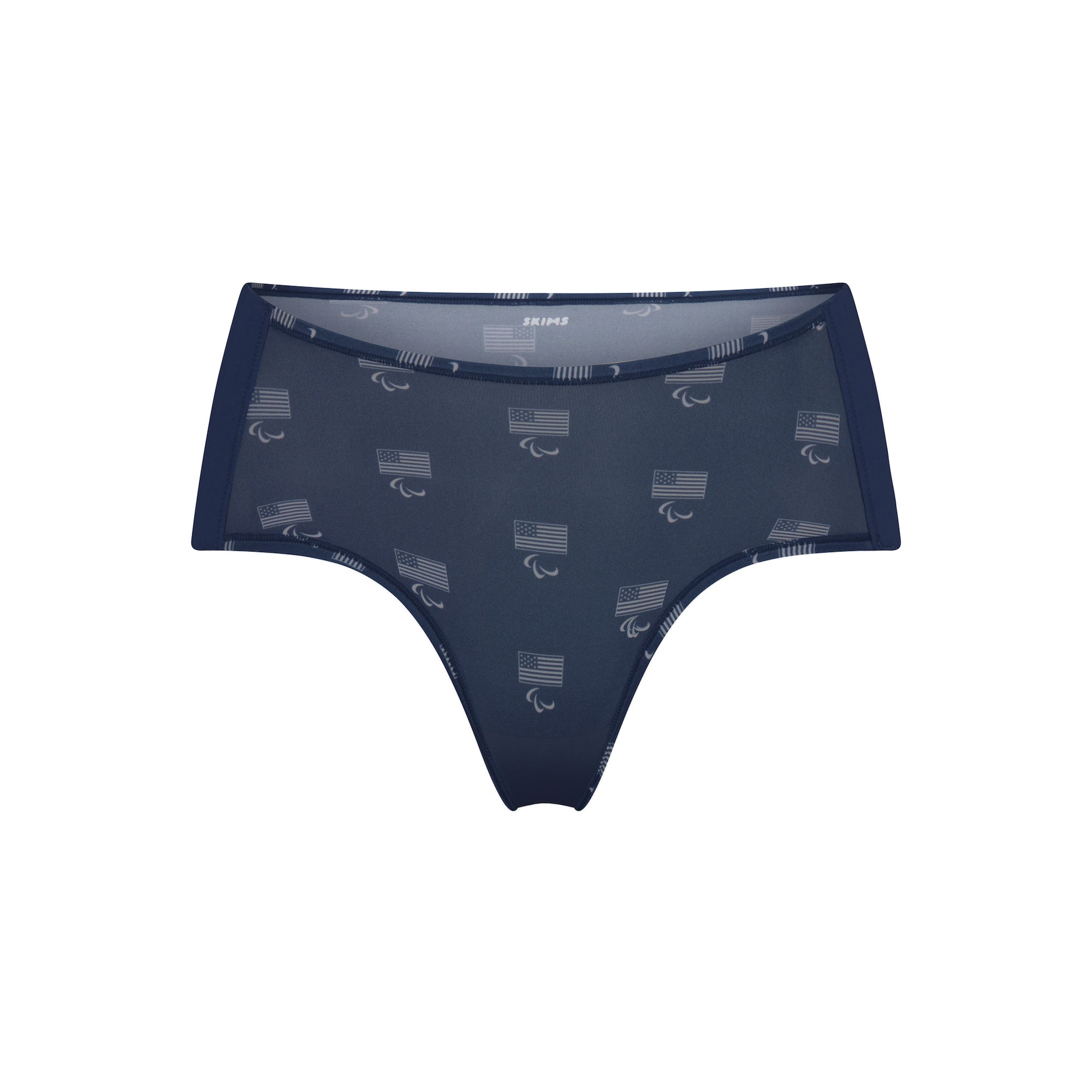 SKIMS FOR TEAM USA FITS EVERYBODY ADAPTIVE PARALYMPIC BOY SHORT | NAVY - Image 5