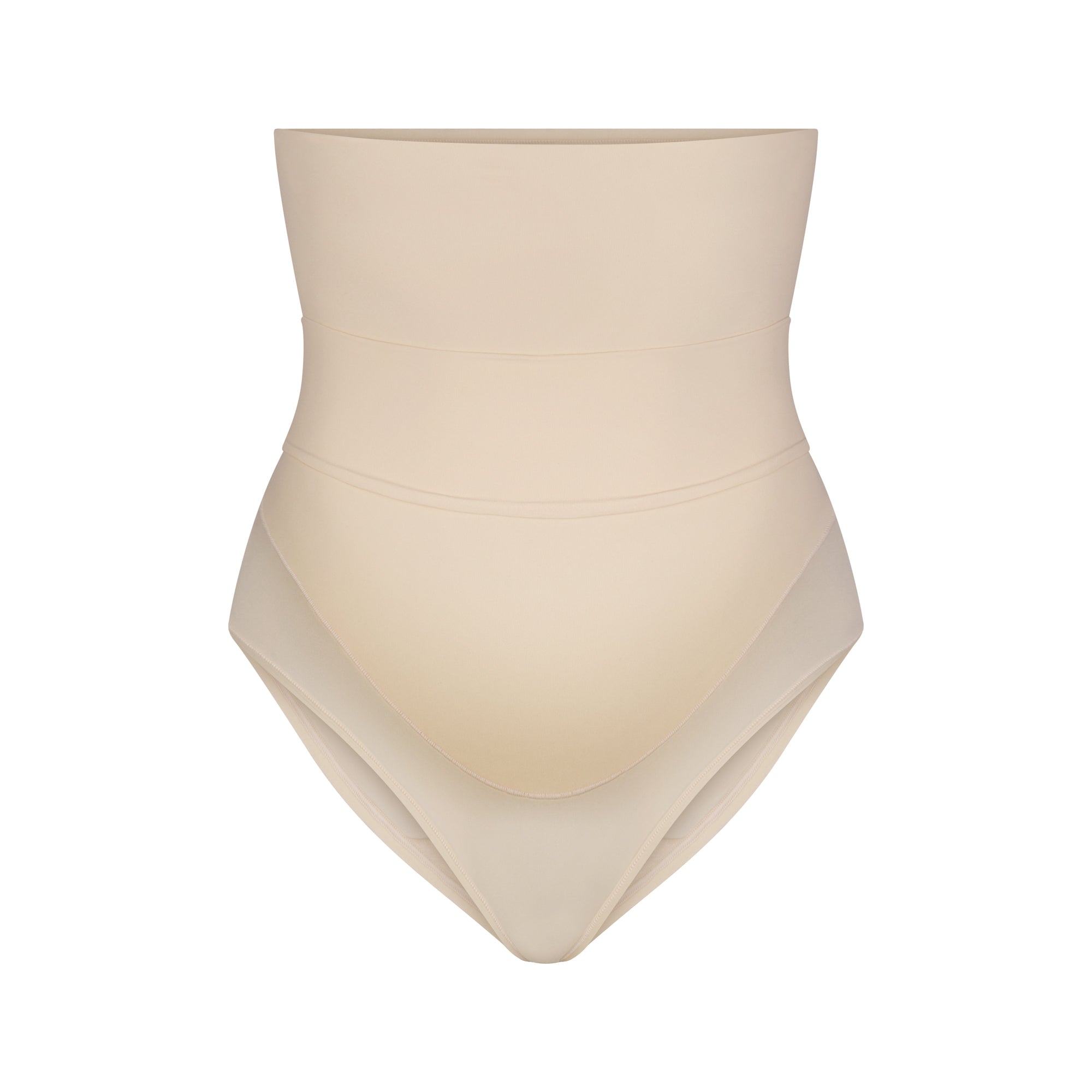 FITS EVERYBODY MATERNITY BANDED HIGH-WAISTED BRIEF | SAND - Image 5