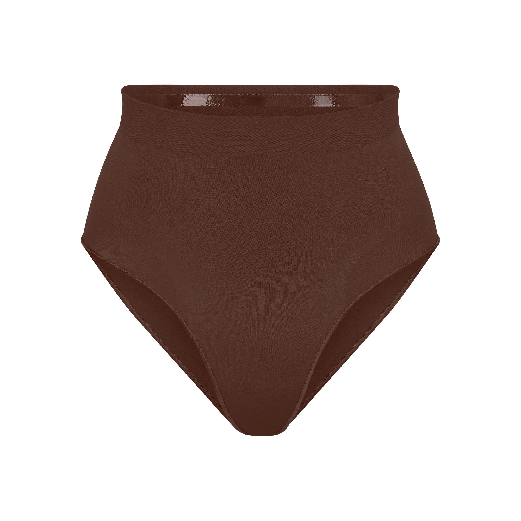 SEAMLESS SCULPT MID WAIST BRIEF | COCOA - Image 5