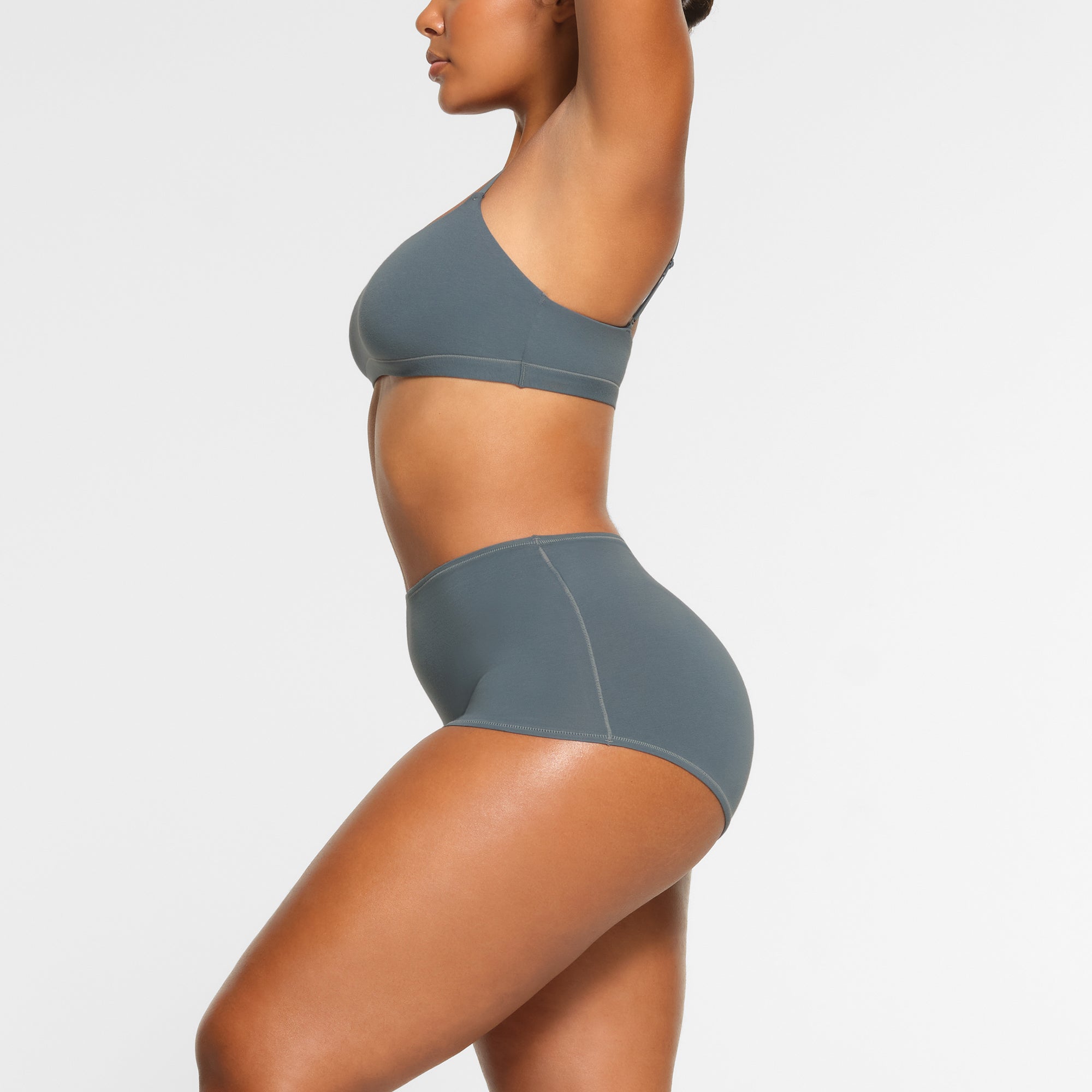 COTTON JERSEY BOY SHORT | KYANITE - Image 2