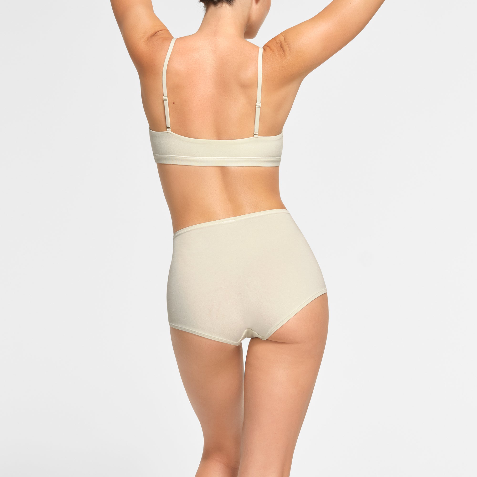 COTTON JERSEY BOY SHORT | BONE - Image 3