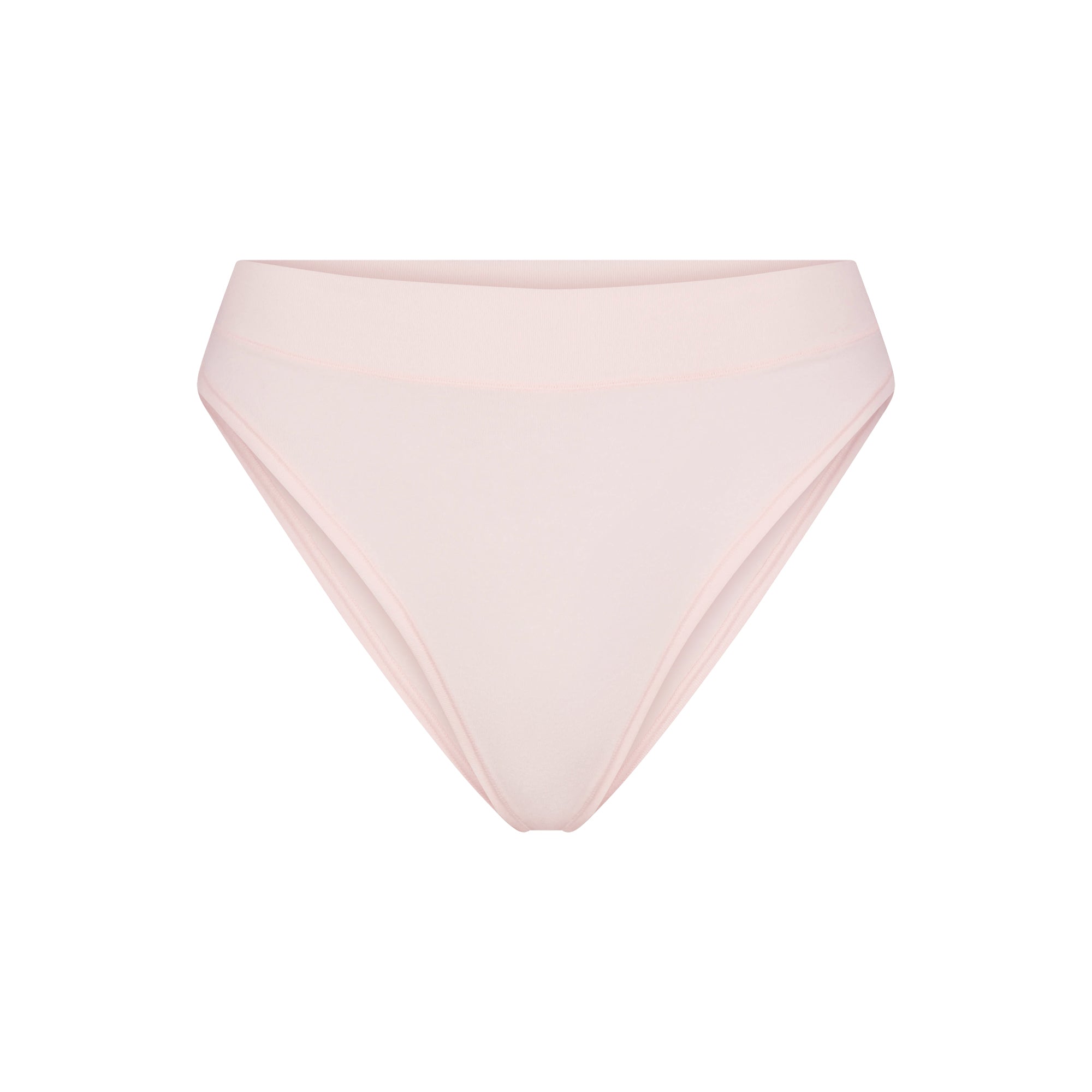 COTTON JERSEY CHEEKY TANGA | BARELY PINK - Image 6