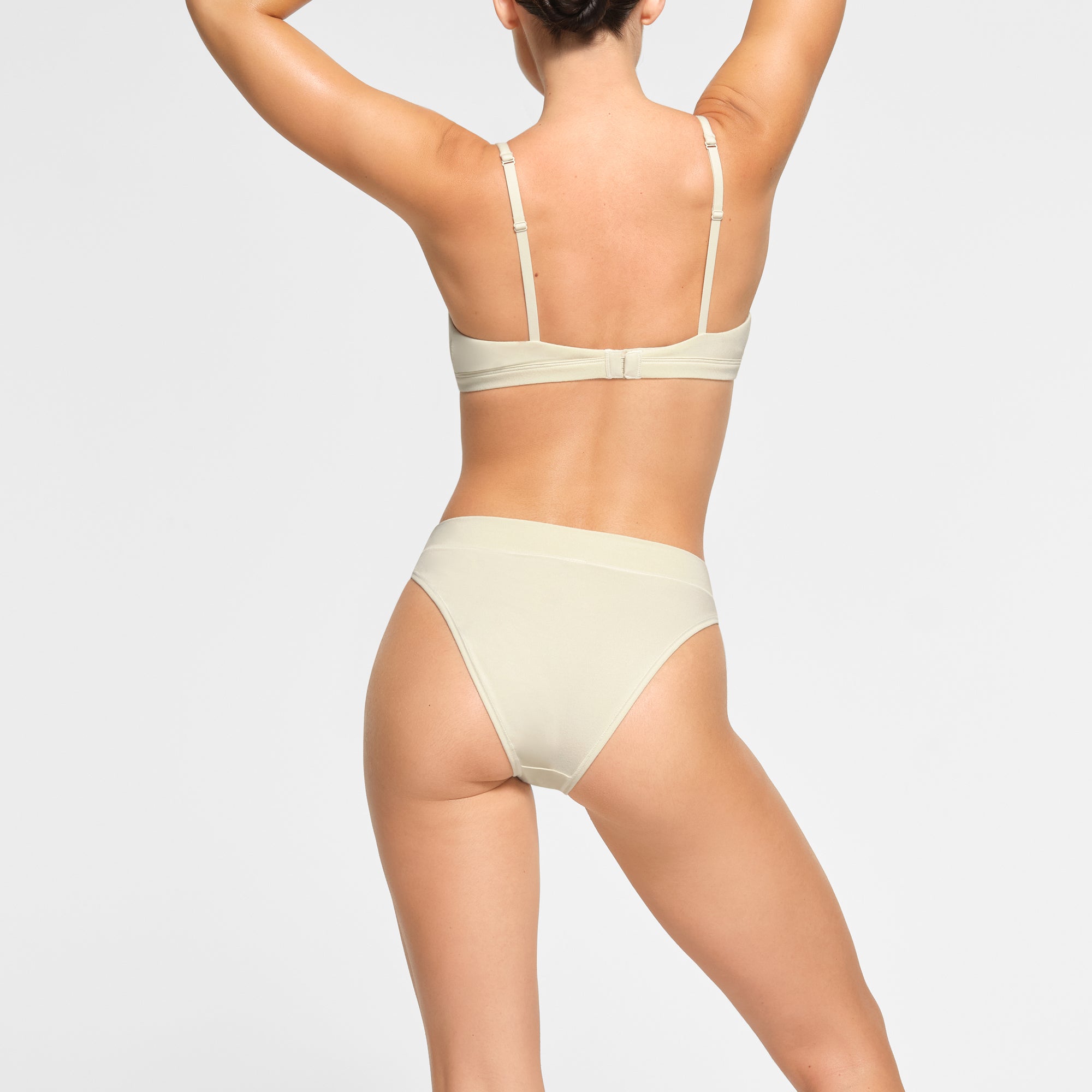 COTTON JERSEY CHEEKY TANGA | BONE - Image 3