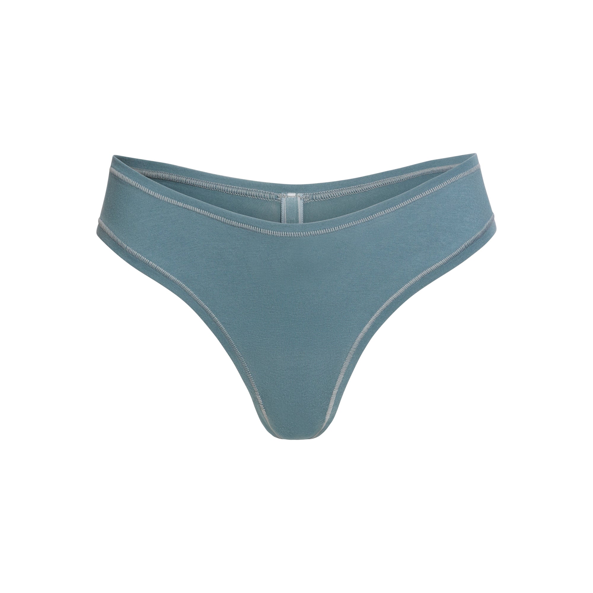 COTTON JERSEY DIPPED THONG | KYANITE - Image 6
