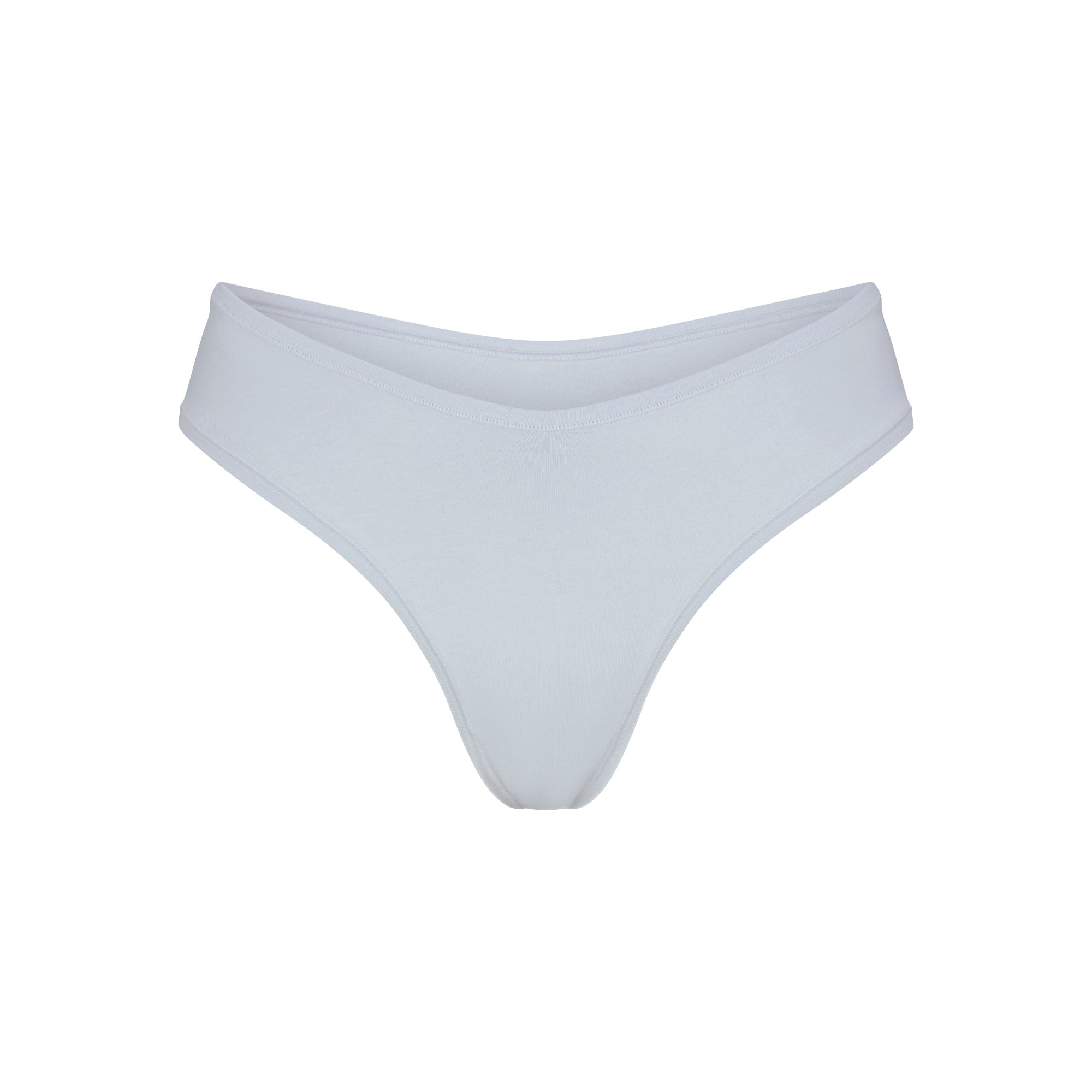 COTTON JERSEY DIPPED THONG | ZEN BLUE - Image 5
