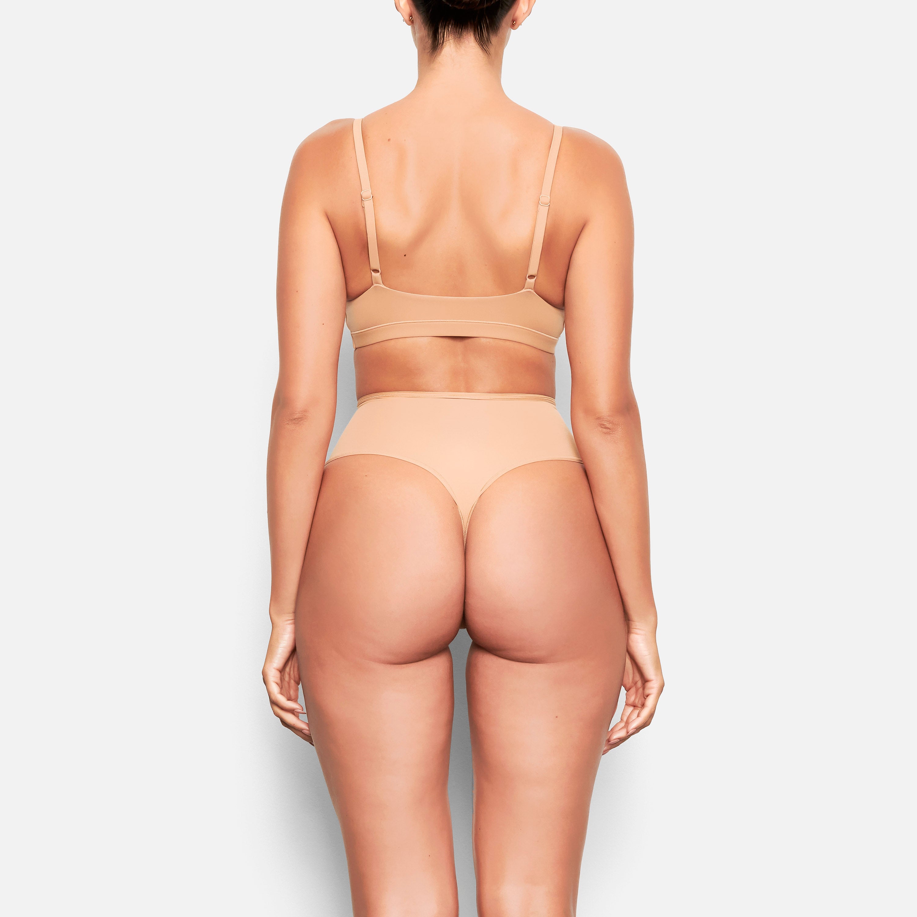 FITS EVERYBODY HIGH-WAISTED THONG | OCHRE - Image 3