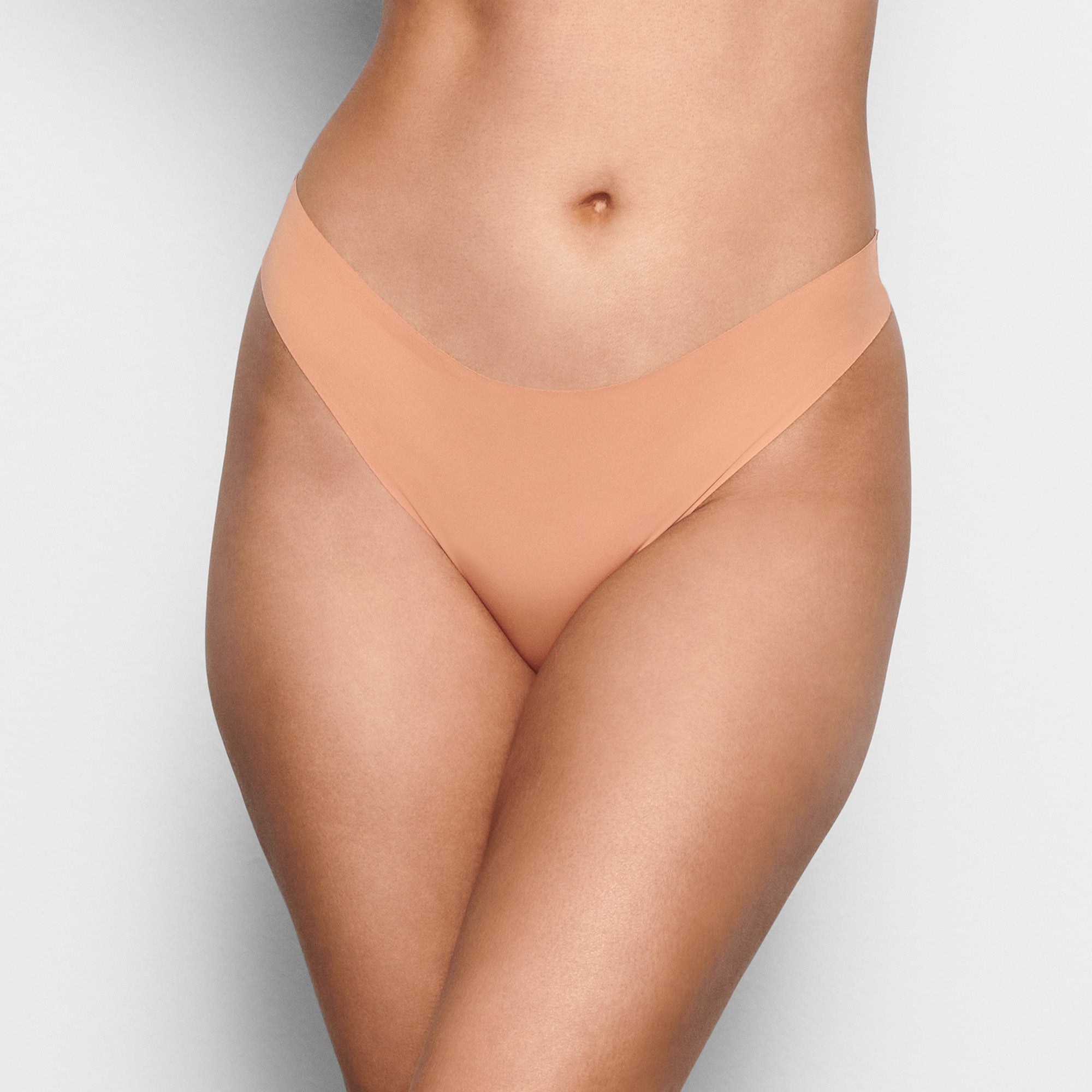 NAKED DIPPED THONG | OCHRE