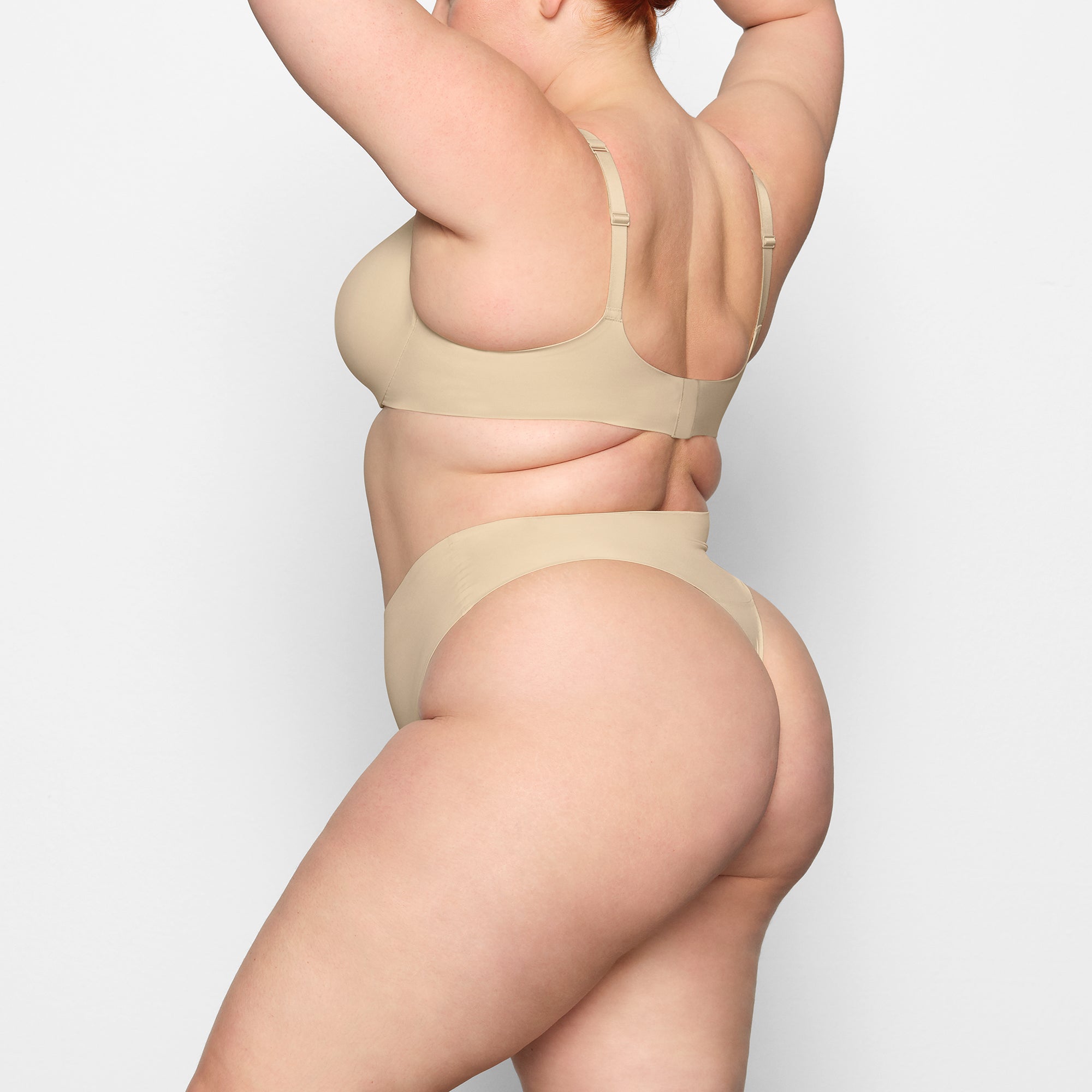 SMOOTHING INTIMATES HIGH-WAISTED THONG | SAND - Image 2