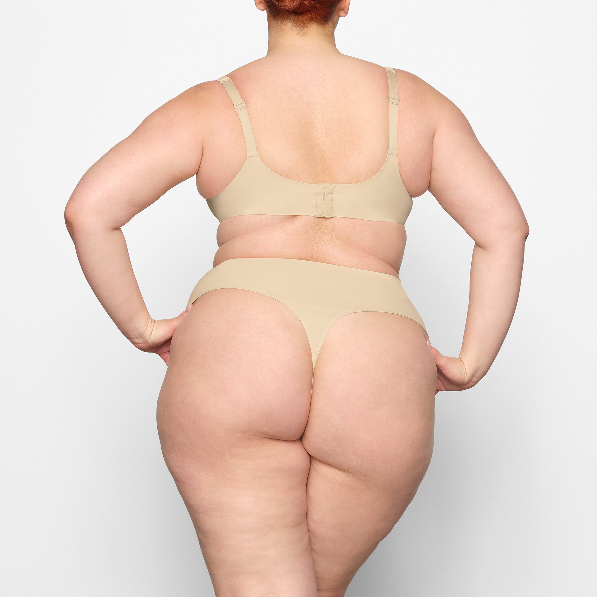 SMOOTHING INTIMATES HIGH-WAISTED THONG | SAND - Image 3