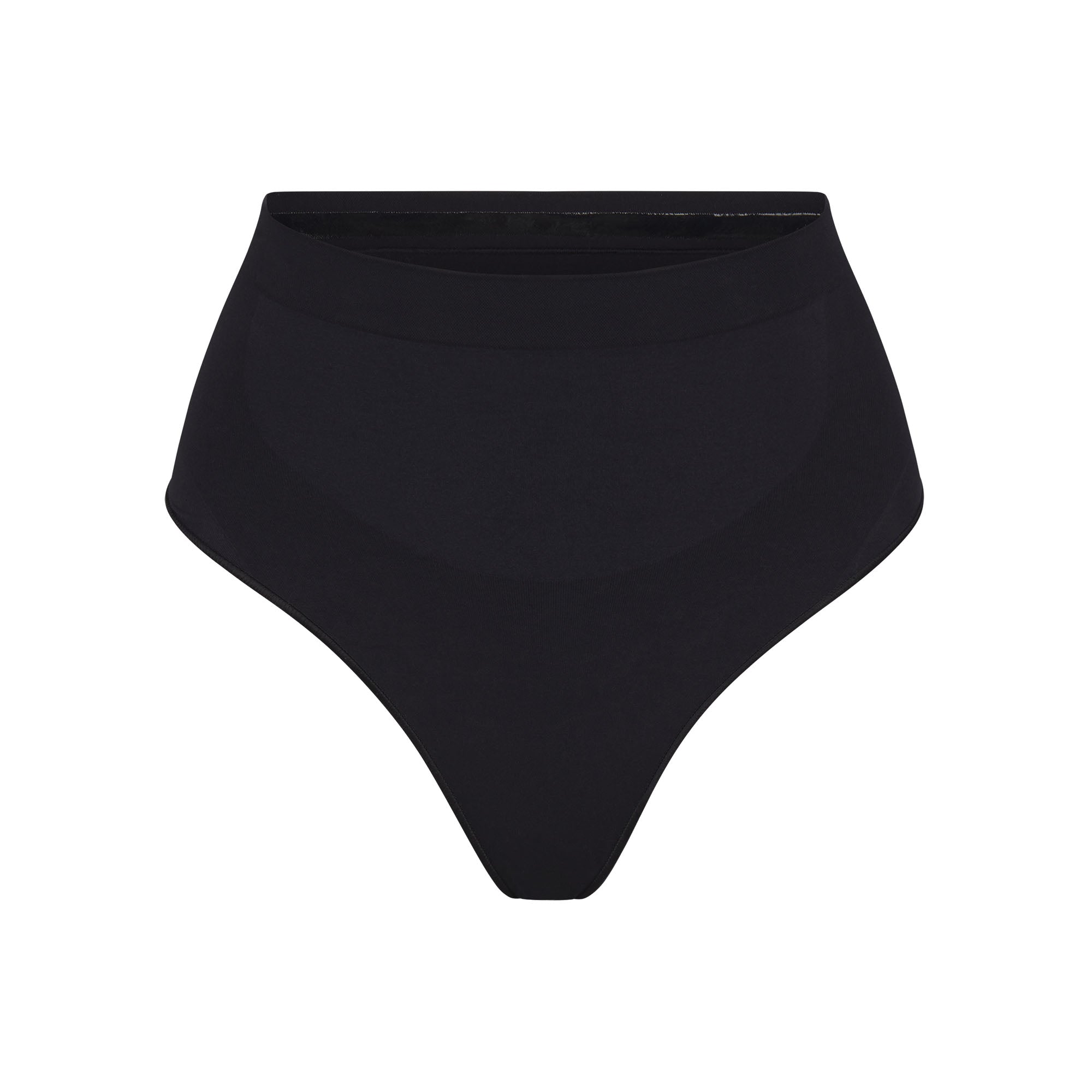 SEAMLESS SCULPT MID WAIST THONG | ONYX - Image 6