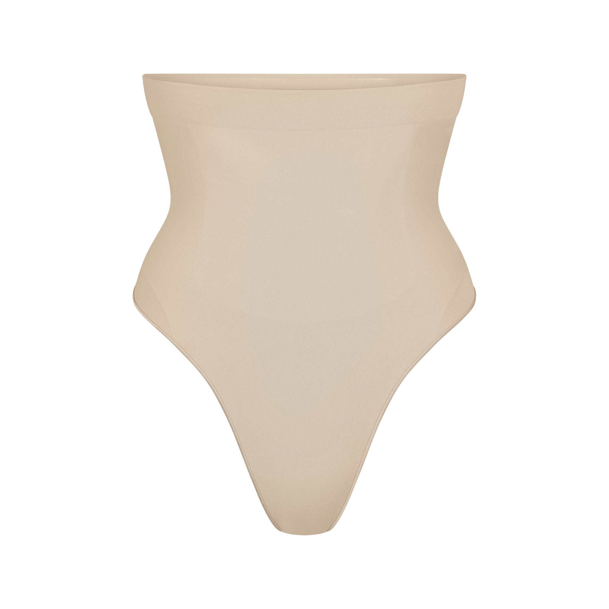 SEAMLESS SCULPT HIGH-WAISTED THONG | SAND - Image 5