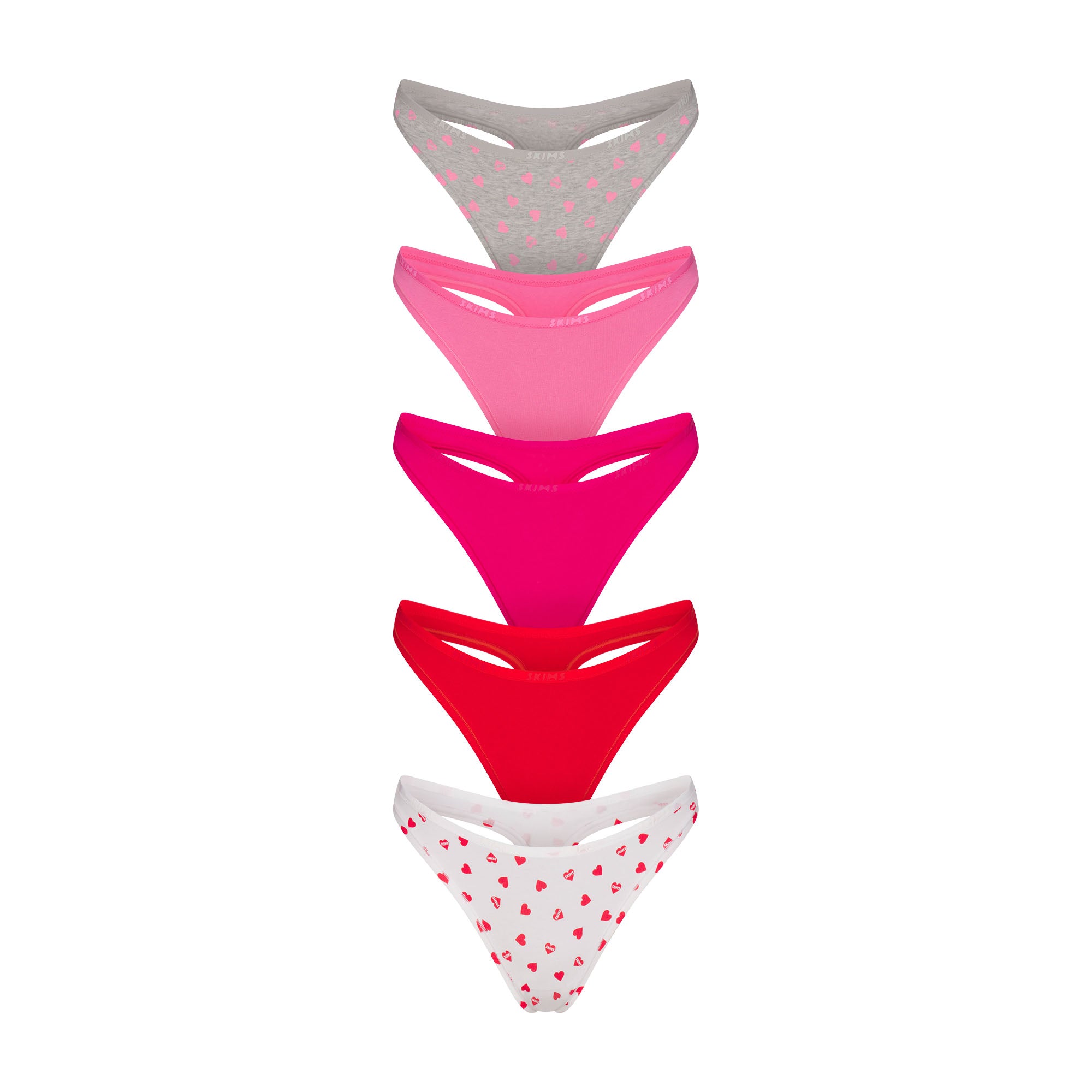 COTTON LOGO DIPPED THONG 5-PACK | PUNCH MULTI - Image 13