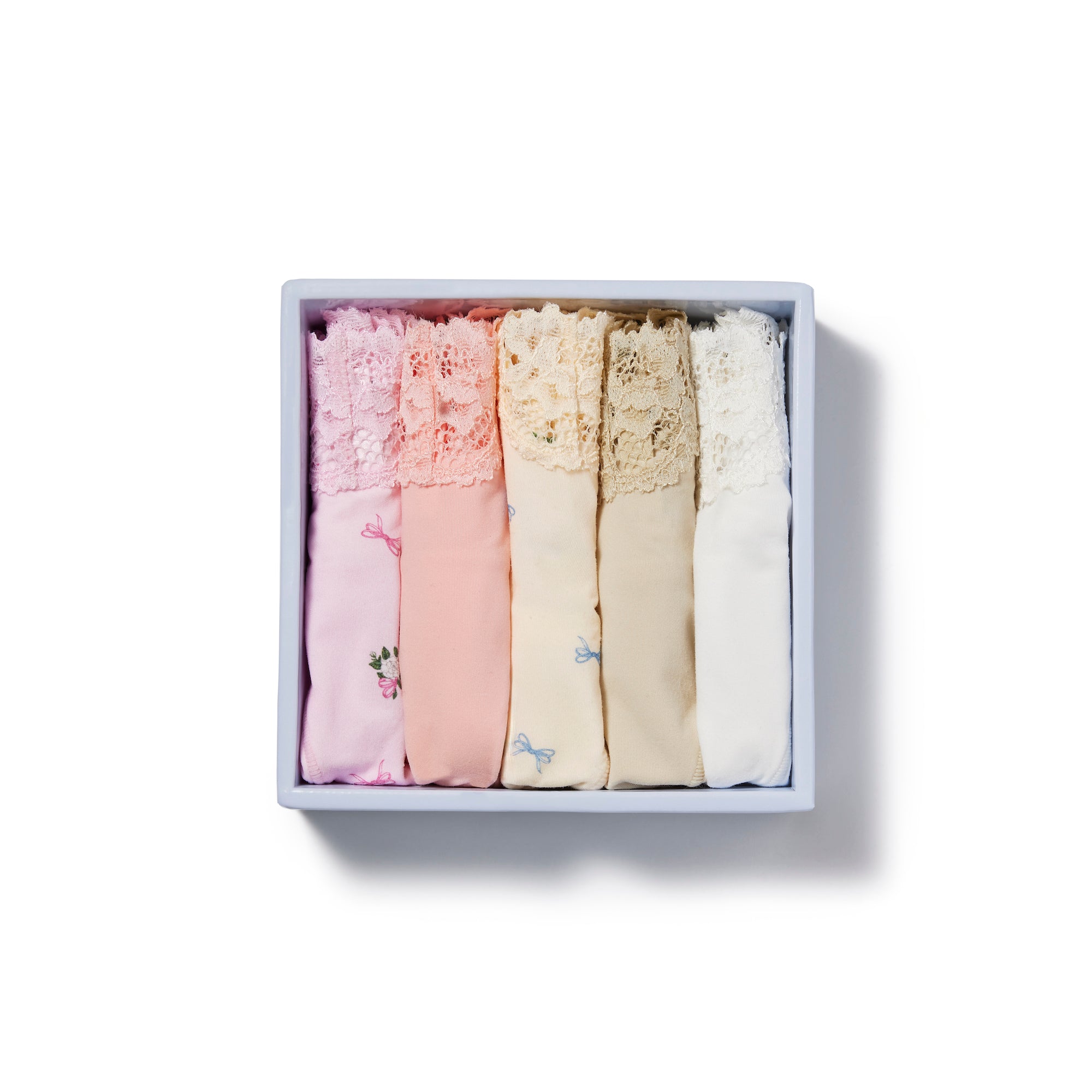 FITS EVERYBODY LACE DIPPED THONG 5-PACK | BALLET MULTI - Image 16