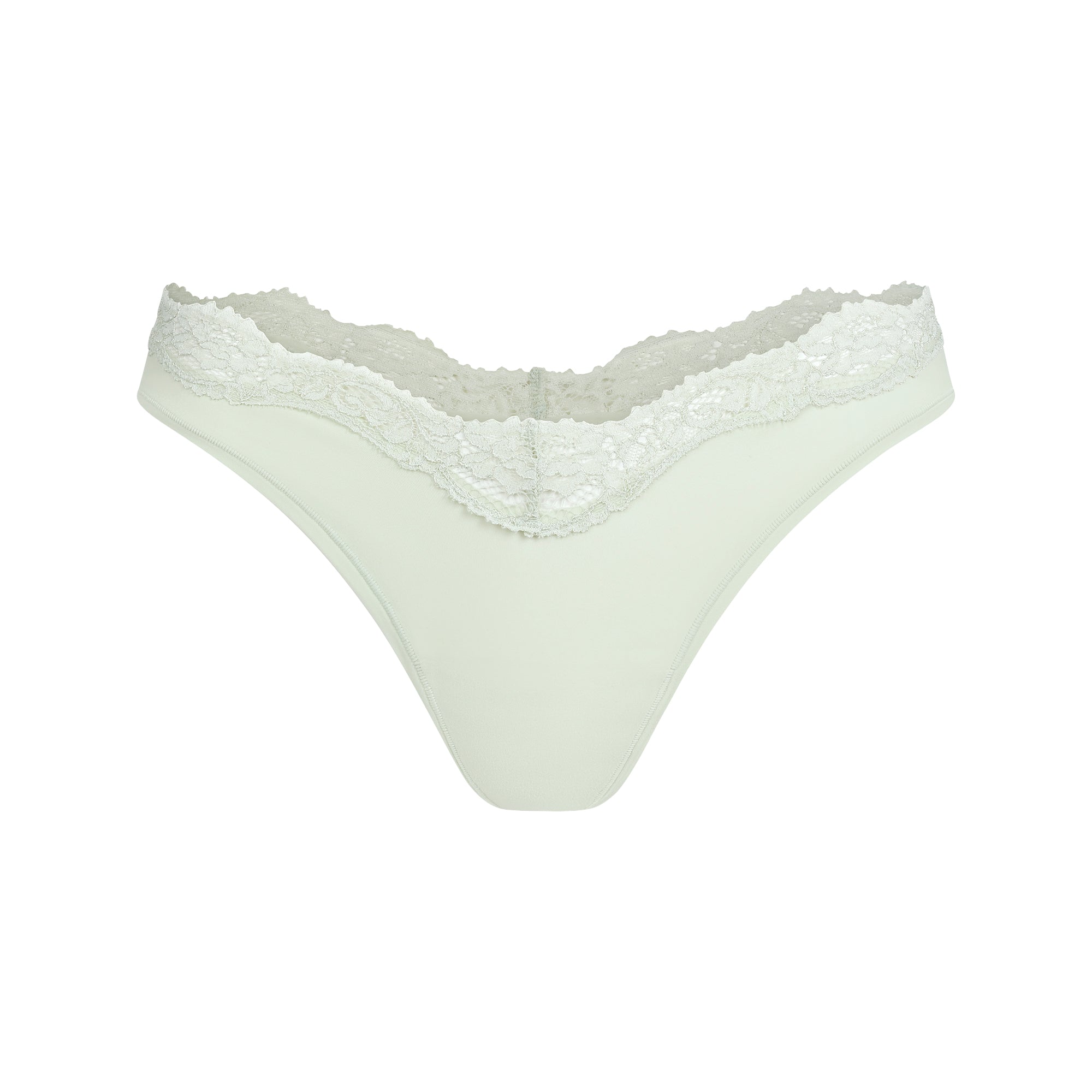 FITS EVERYBODY LACE DIPPED THONG | SPEARMINT - Image 5