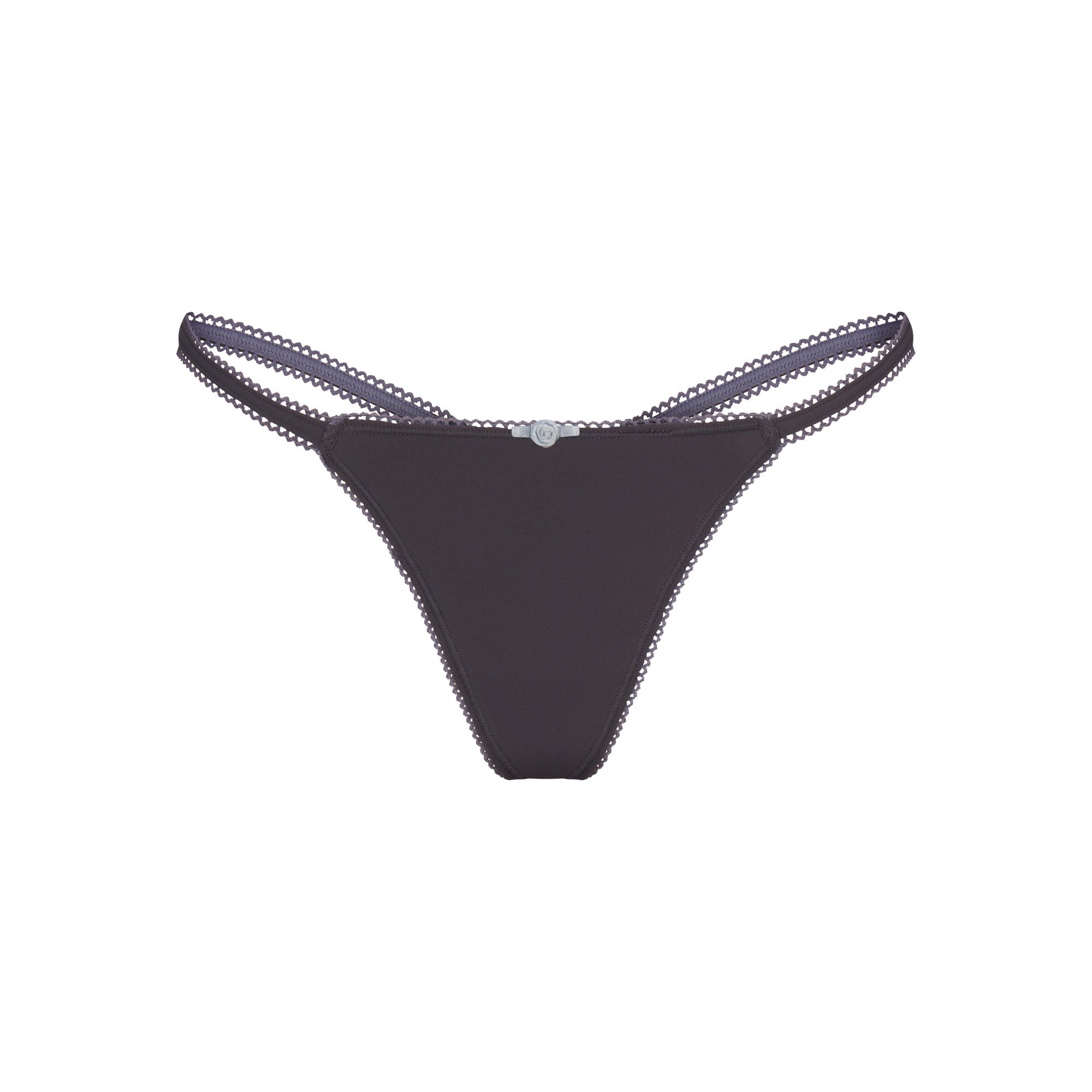 FITS EVERYBODY PICOT STRING THONG | ASH CONTRAST - Image 6