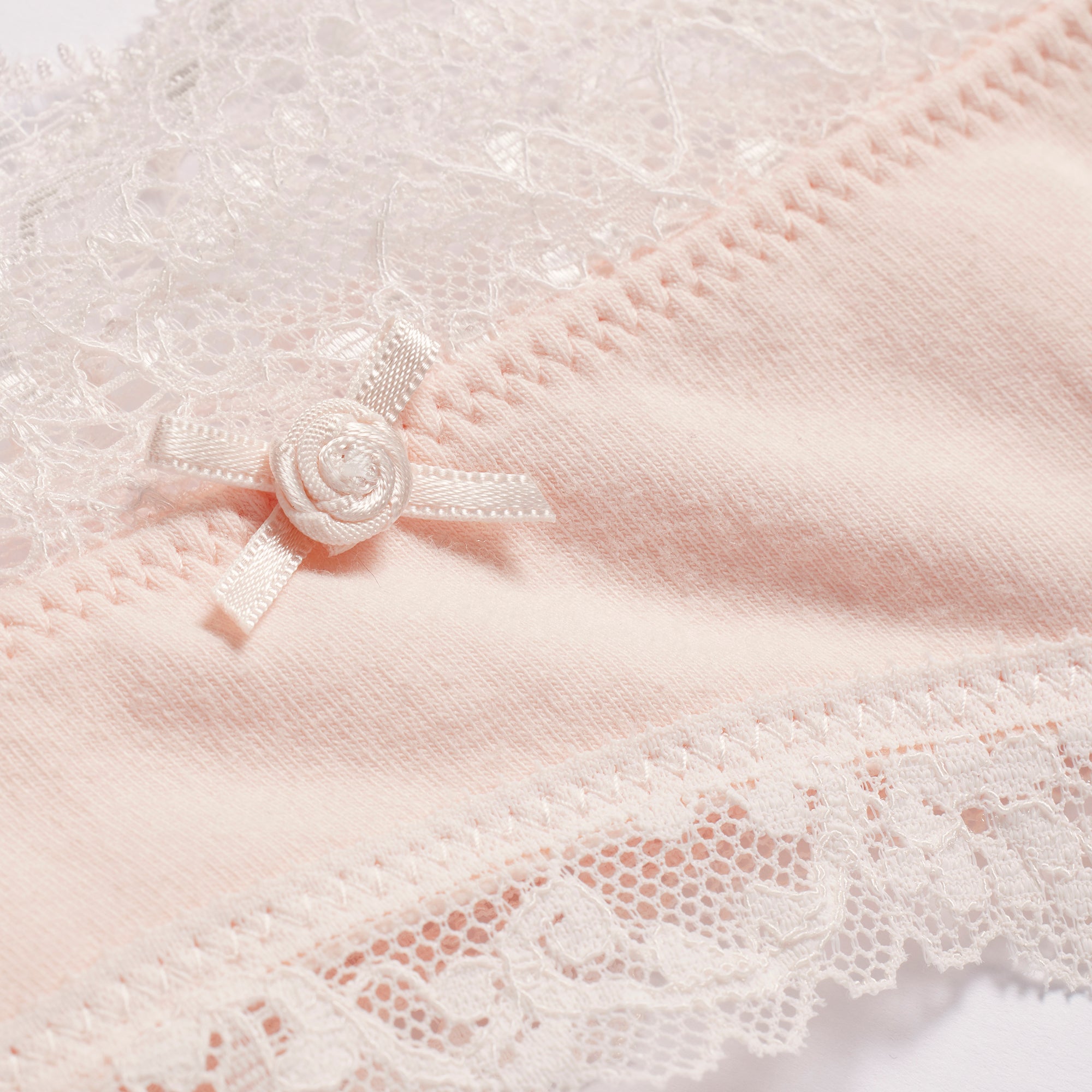 COTTON JERSEY LACE THONG | PRIMROSE - Image 5