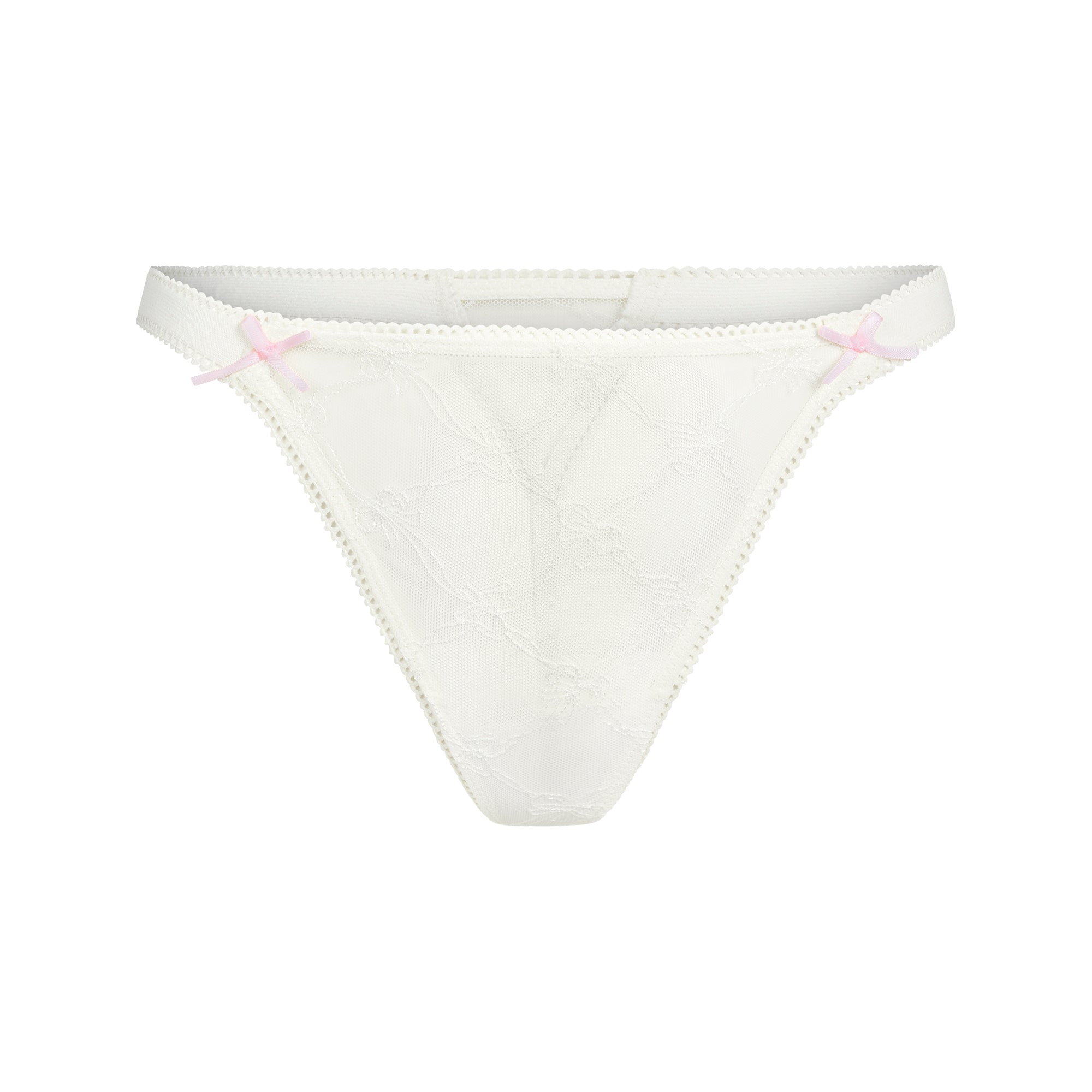 SPRING INTIMATES STRING THONG | MARBLE BOW TULLE - Image 7