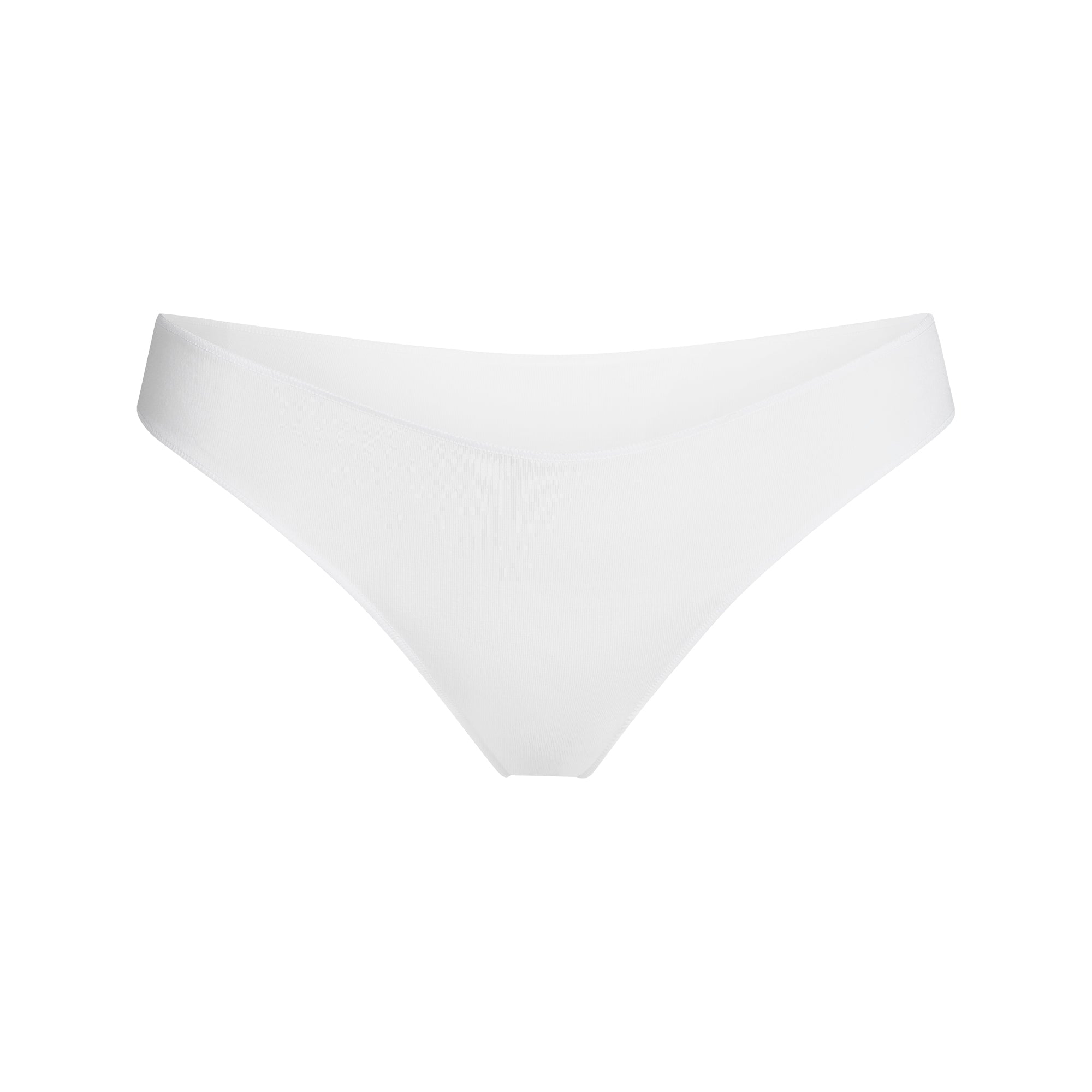 LIGHTWEIGHT COTTON THONG | SNOW - Image 4
