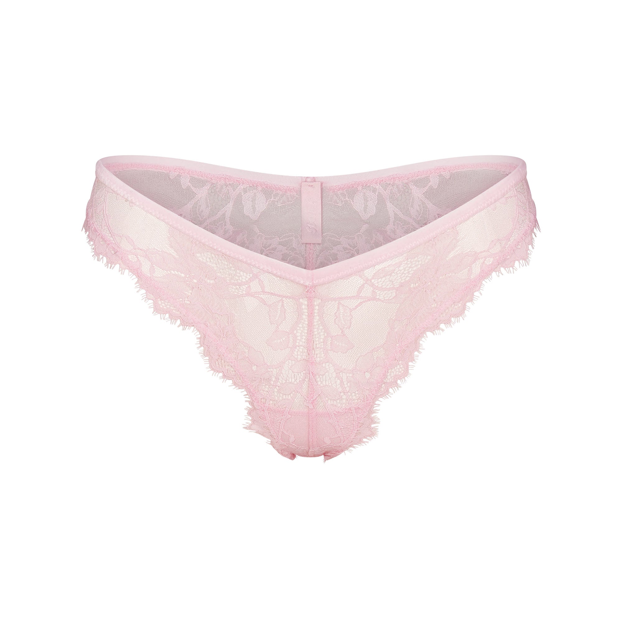 VELVET LACE DIPPED THONG | CHERRY BLOSSOM - Image 5