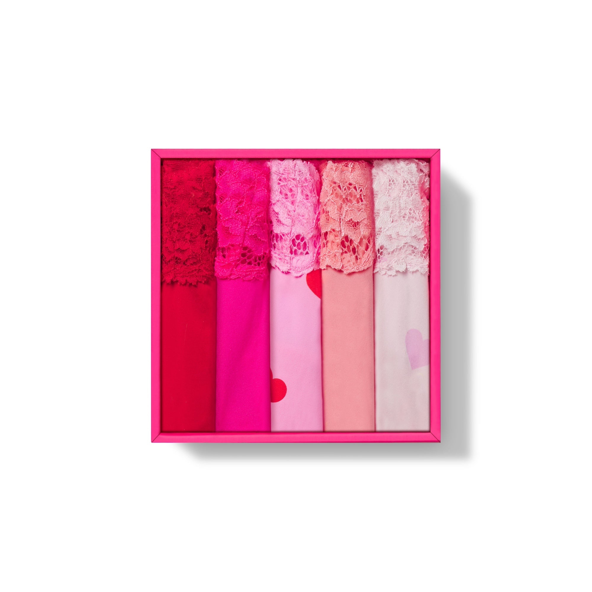 FITS EVERYBODY LACE DIPPED THONG 5-PACK | HEART BREAKER MULTI - Image 17