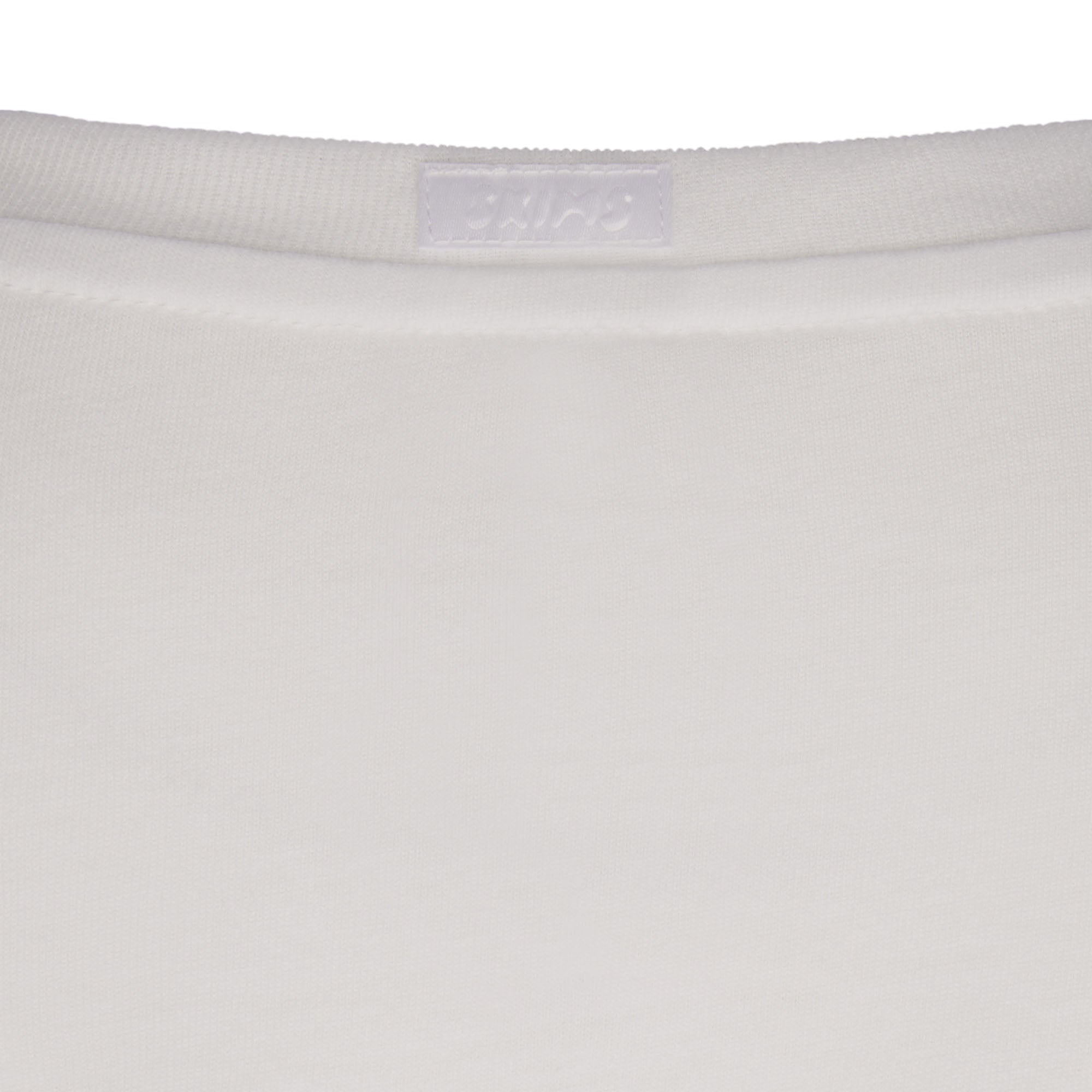 RELAXED TEES V NECK T-SHIRT | SNOW - Image 5