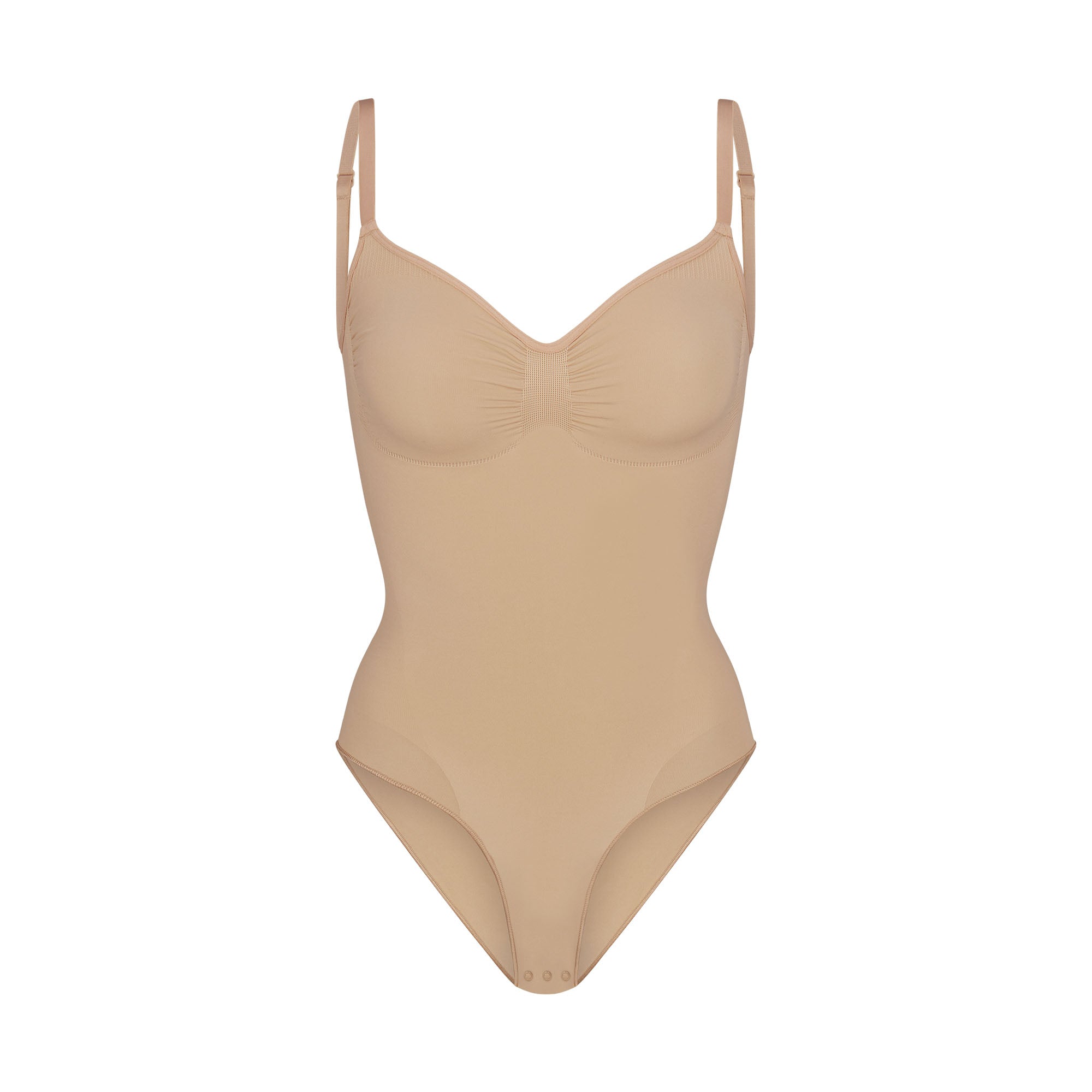 SEAMLESS SCULPT BRIEF BODYSUIT | CLAY - Image 7